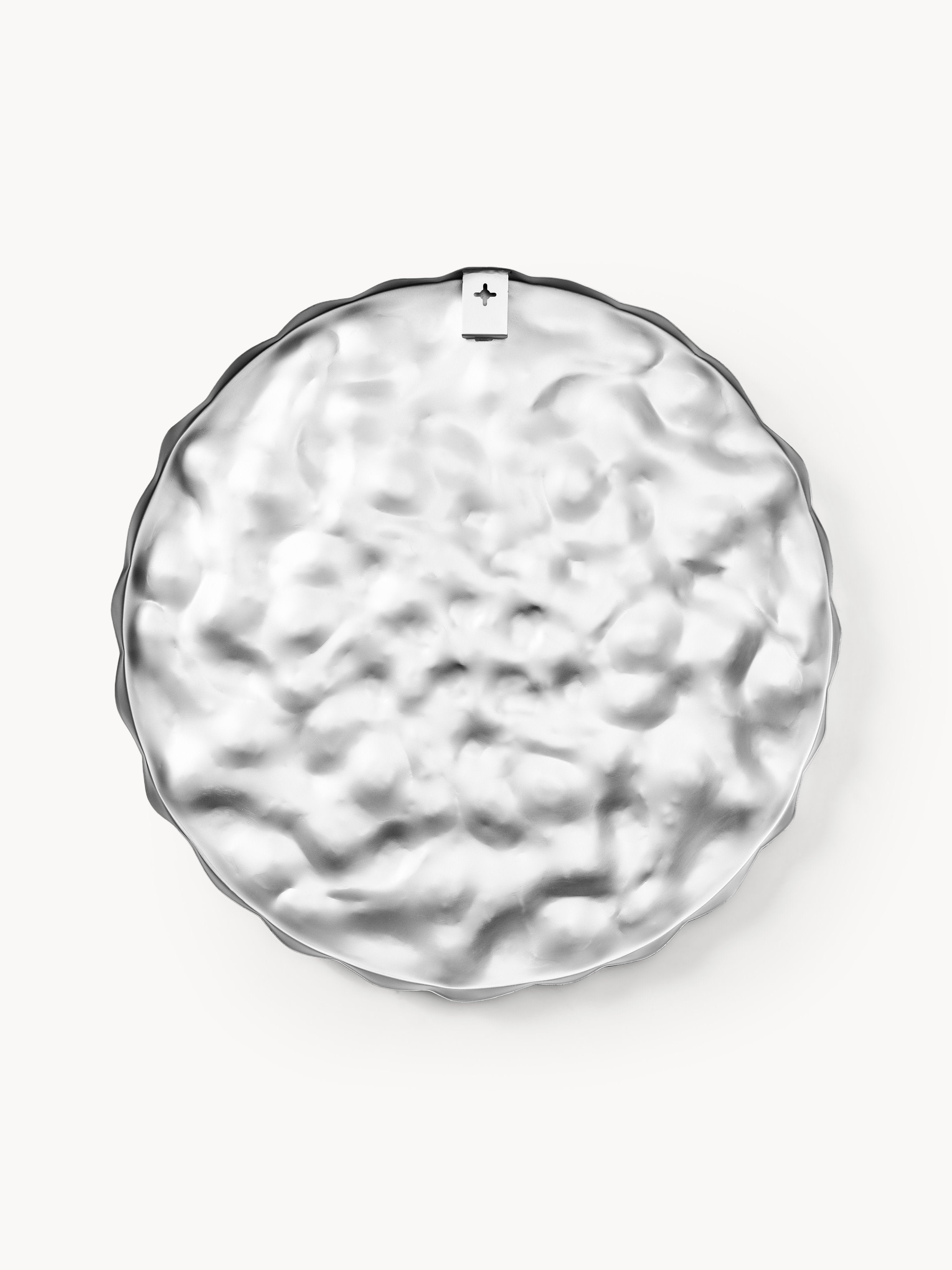 Splash Wall Object with Hammered Surface, Ø 120 cm