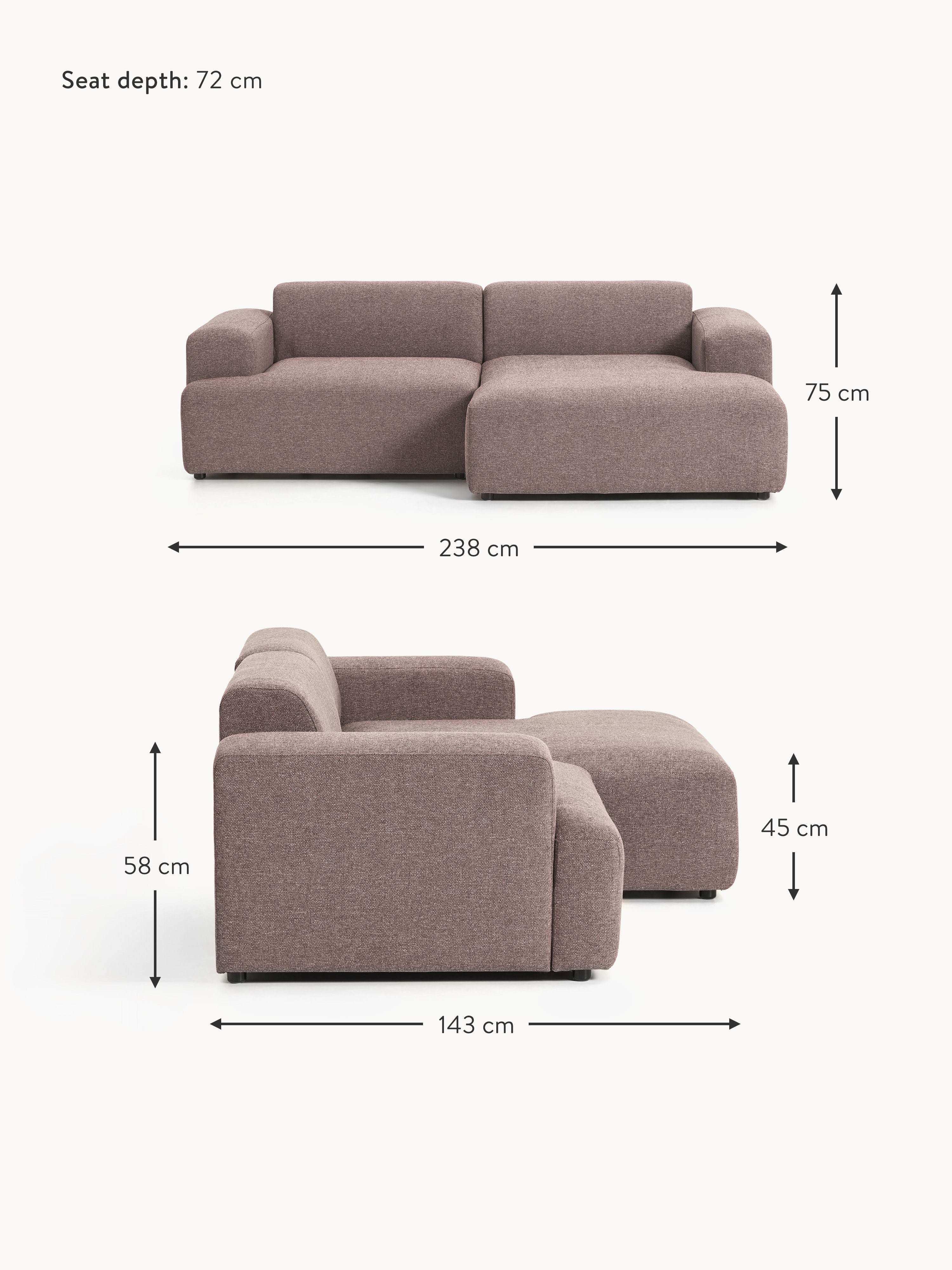 Melva Corner Sofa (3-seater)