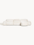 Gallery image 1 - Modular Teddy Bouclé Corner Sofa Wolke (4-seater)