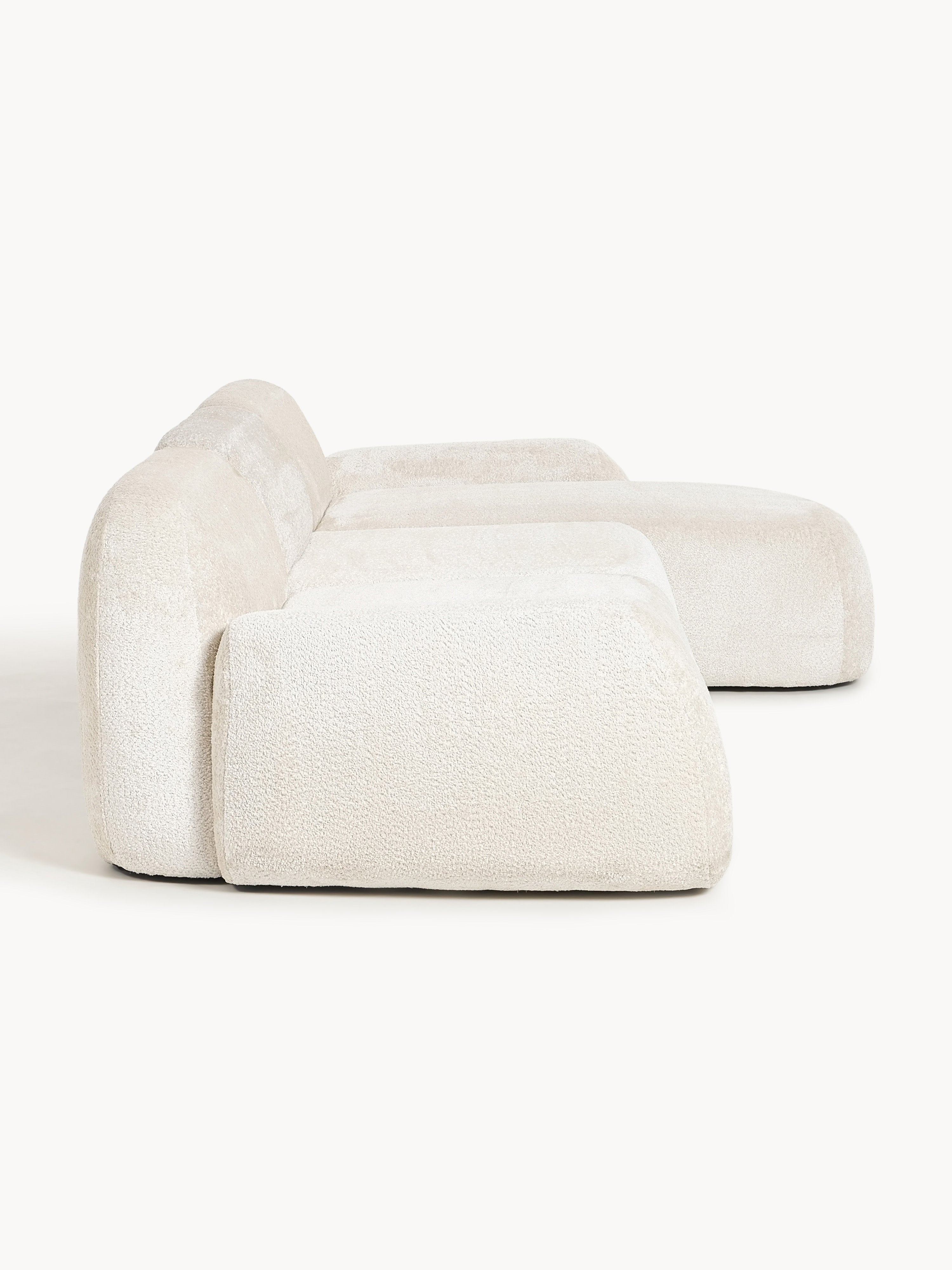 Wolke Modular Teddy Bouclé Corner Sofa (4-seater)