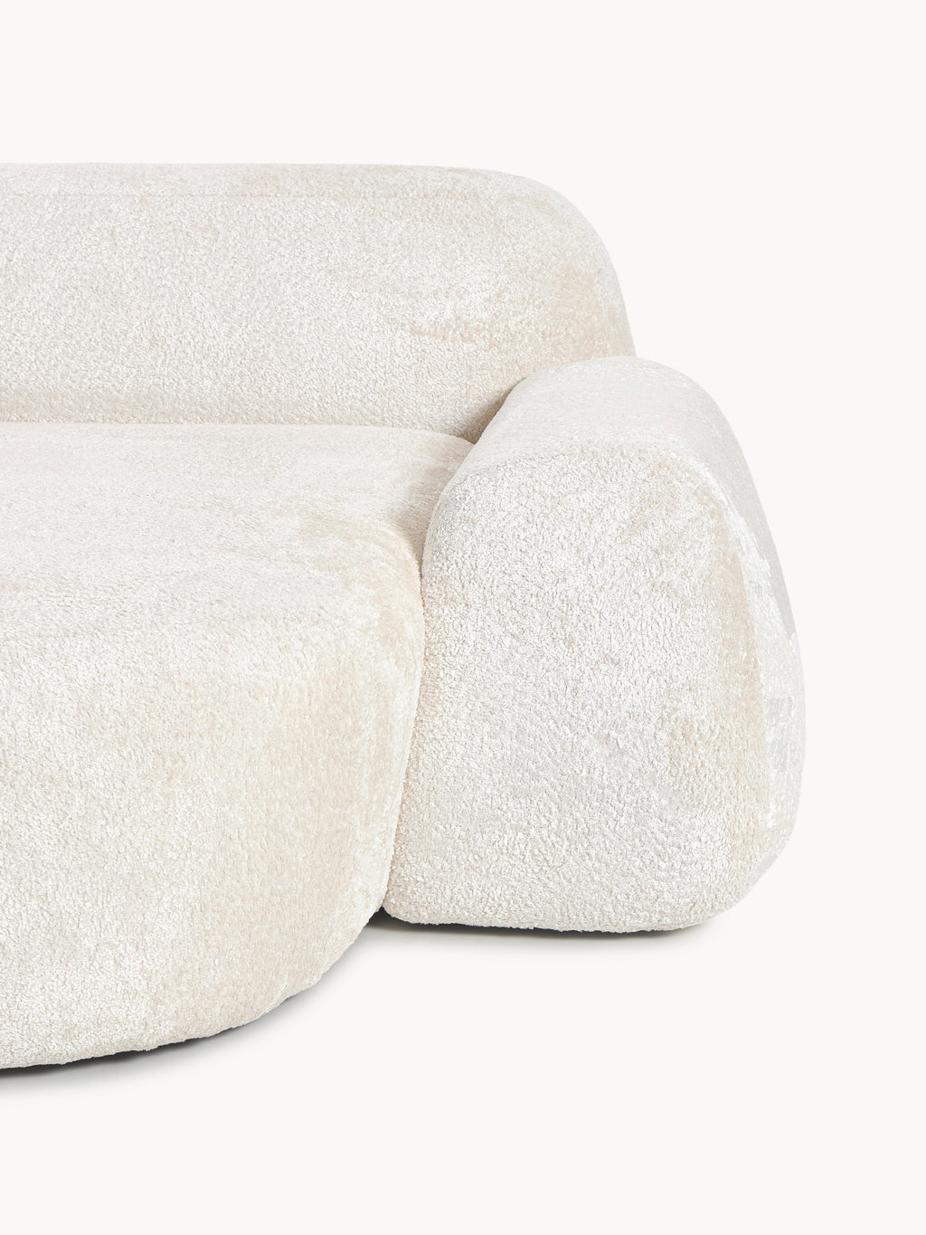 Wolke Modular Teddy Bouclé Corner Sofa (4-seater)