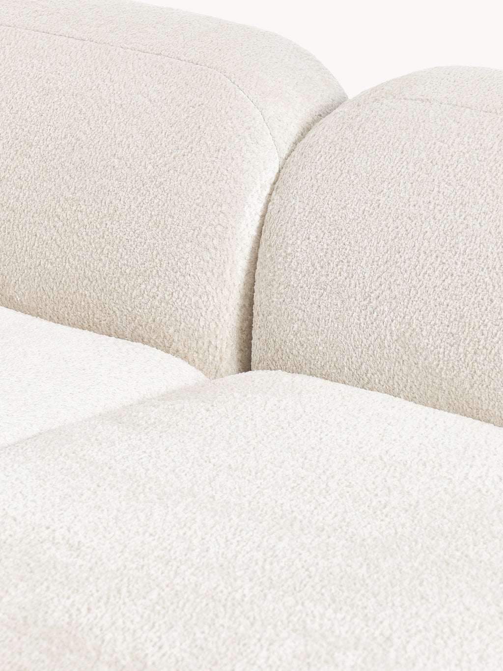 Wolke Modular Teddy Bouclé Corner Sofa (4-seater)