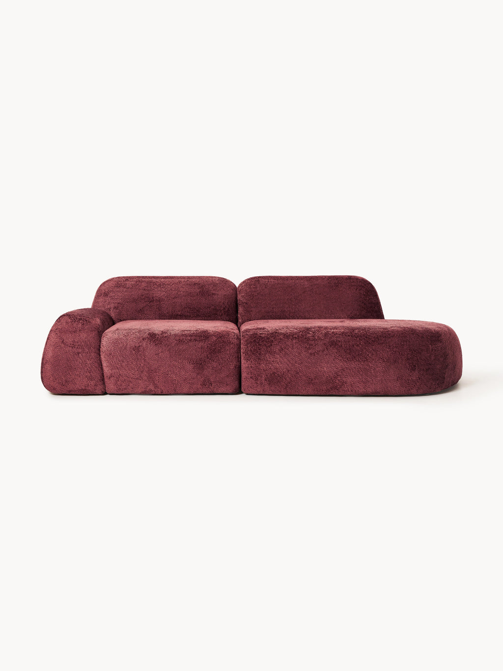 Gallery image 1 - Modular Teddy Bouclé Chaise Wolke (3-seater)