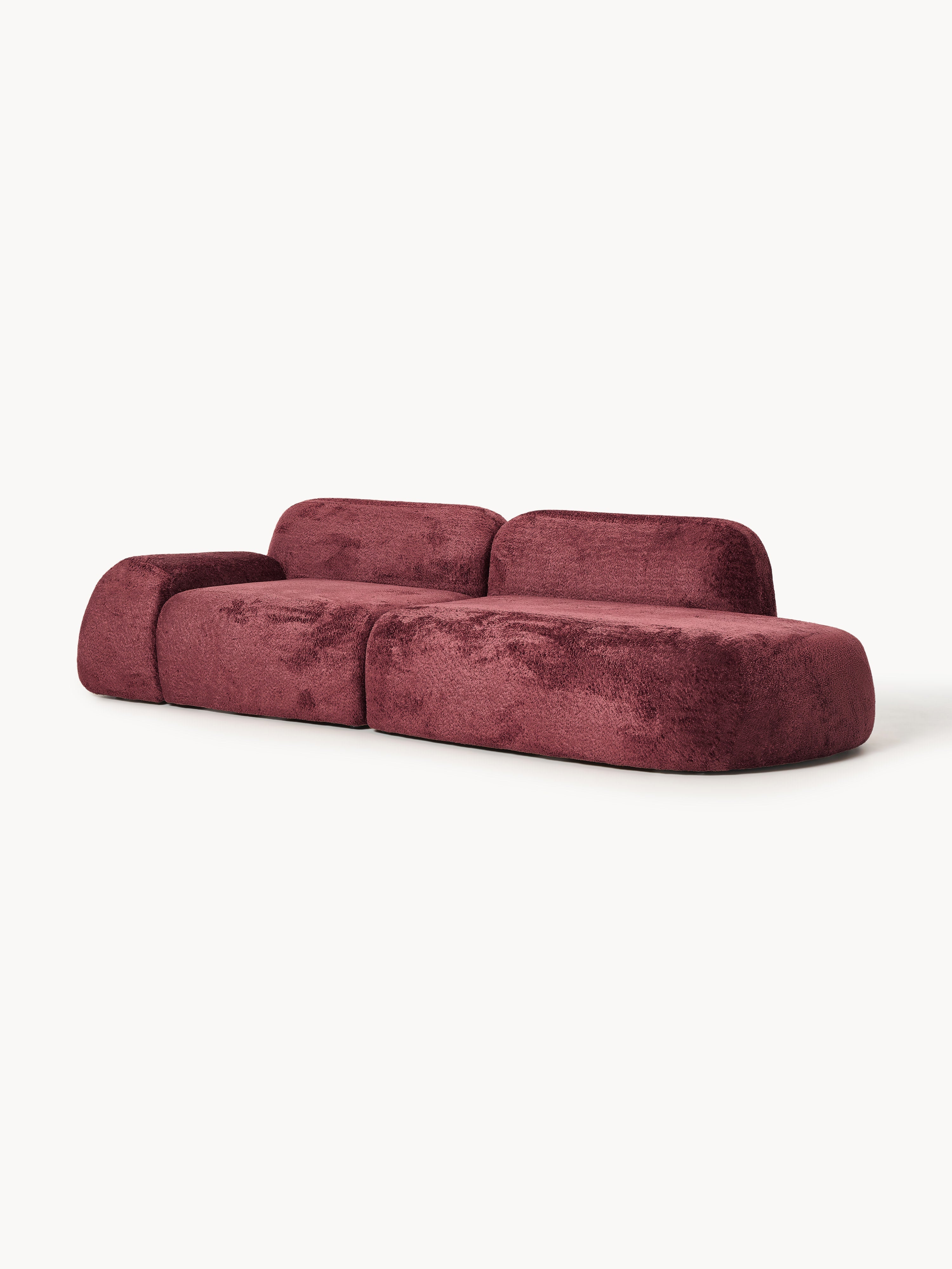 Wolke Modular Teddy Bouclé Chaise (3-seater)