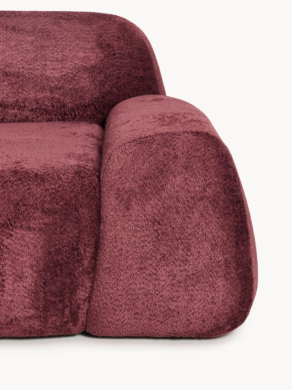 Wolke Modular Teddy Bouclé Chaise (3-seater)