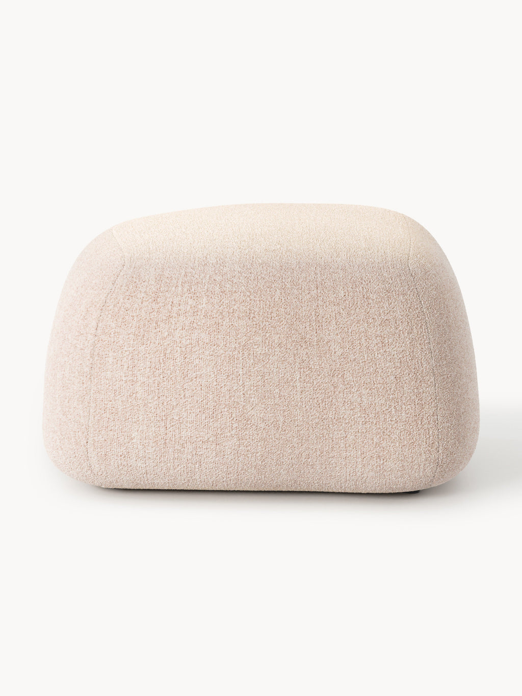Wolke Oval Bouclé Ottoman