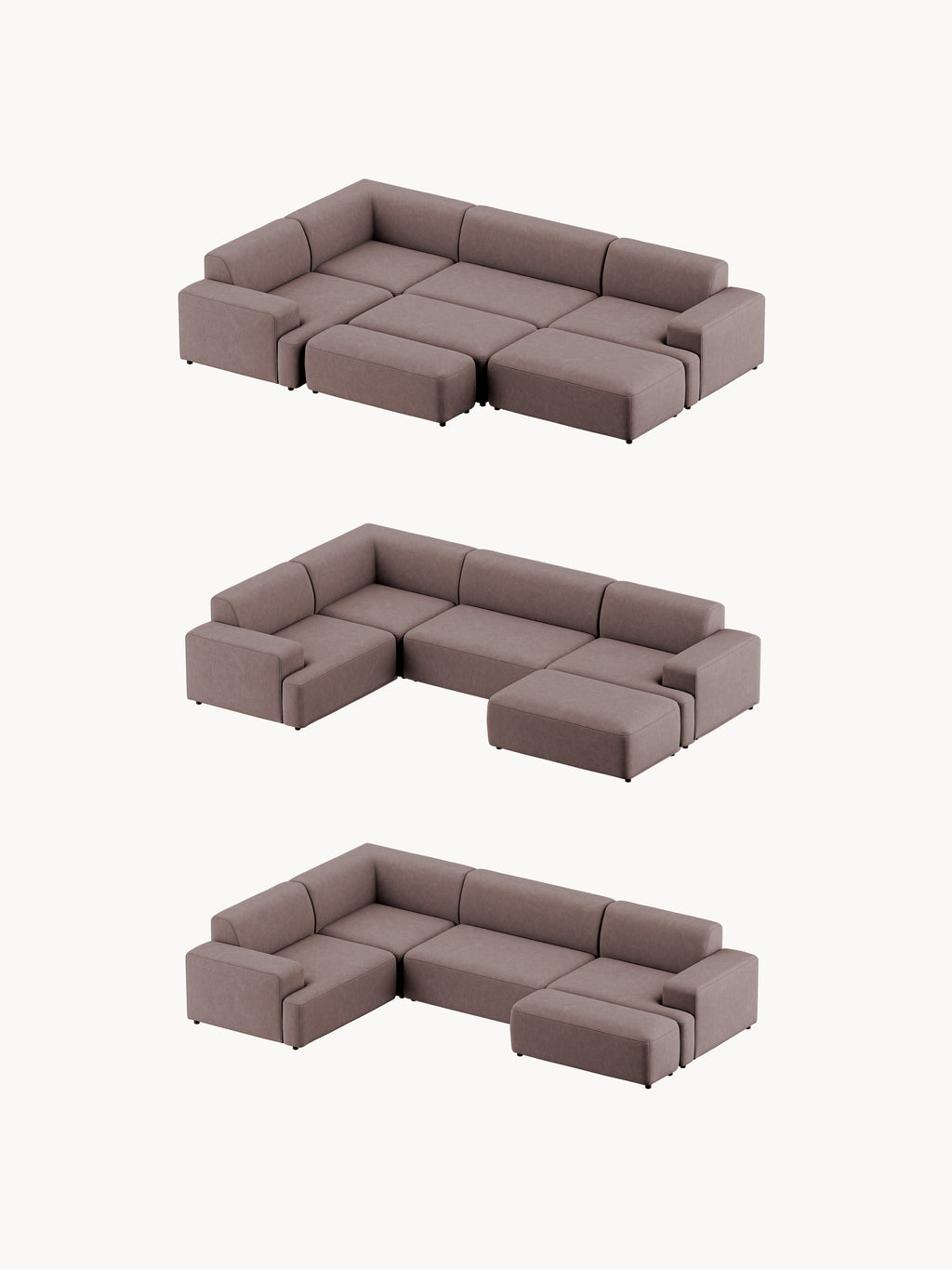 Melva Large Corner Sofa (4-seater)