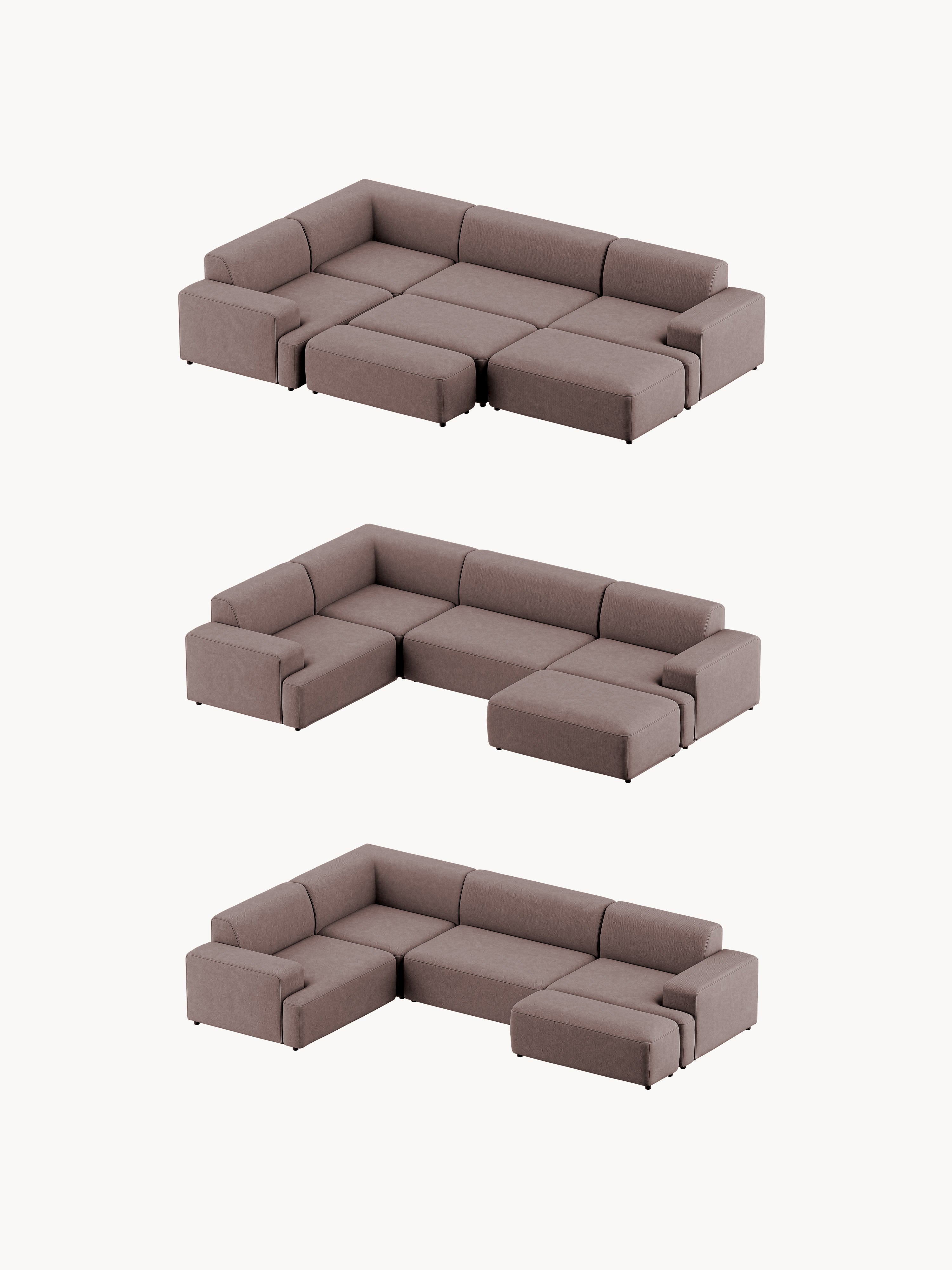 Melva Large Corner Sofa (4-seater)