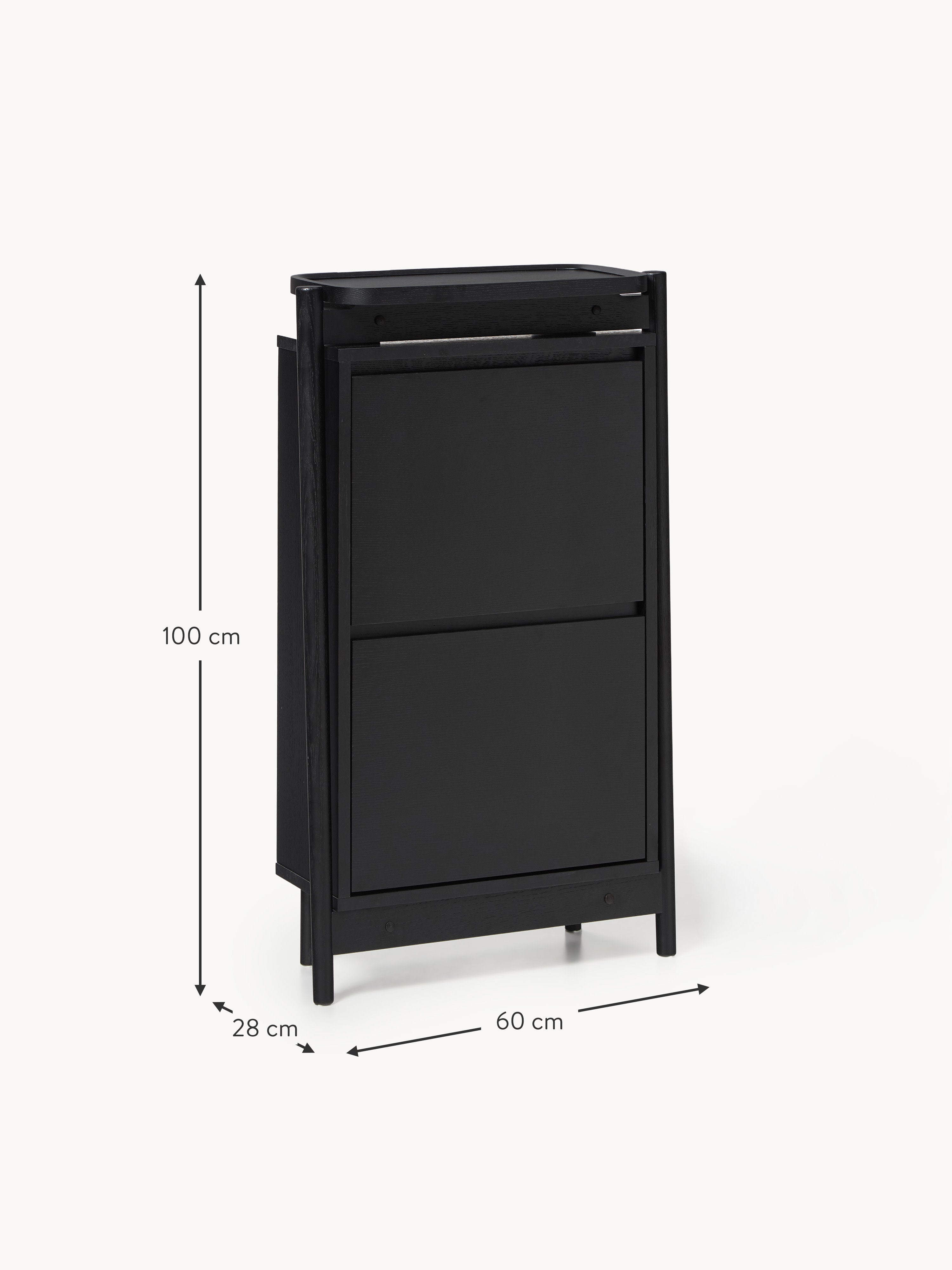 Libby Fold Out Wooden Shoe Cabinet