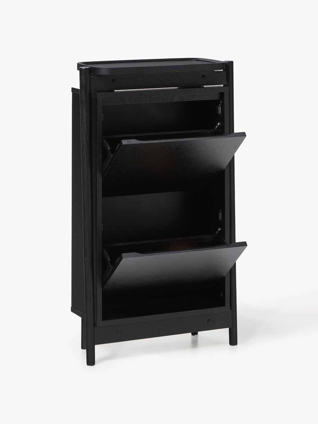 Libby Fold Out Wooden Shoe Cabinet