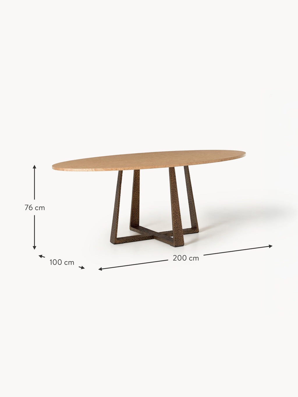 Amella Oval Dining Table, in various sizes