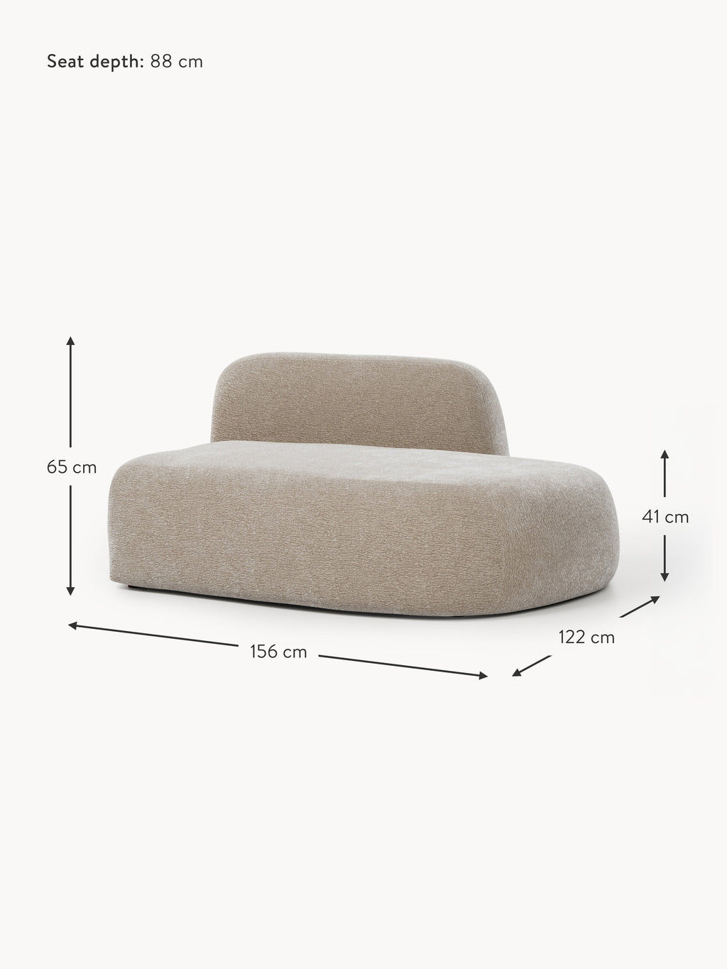 Wolke Chaise Module