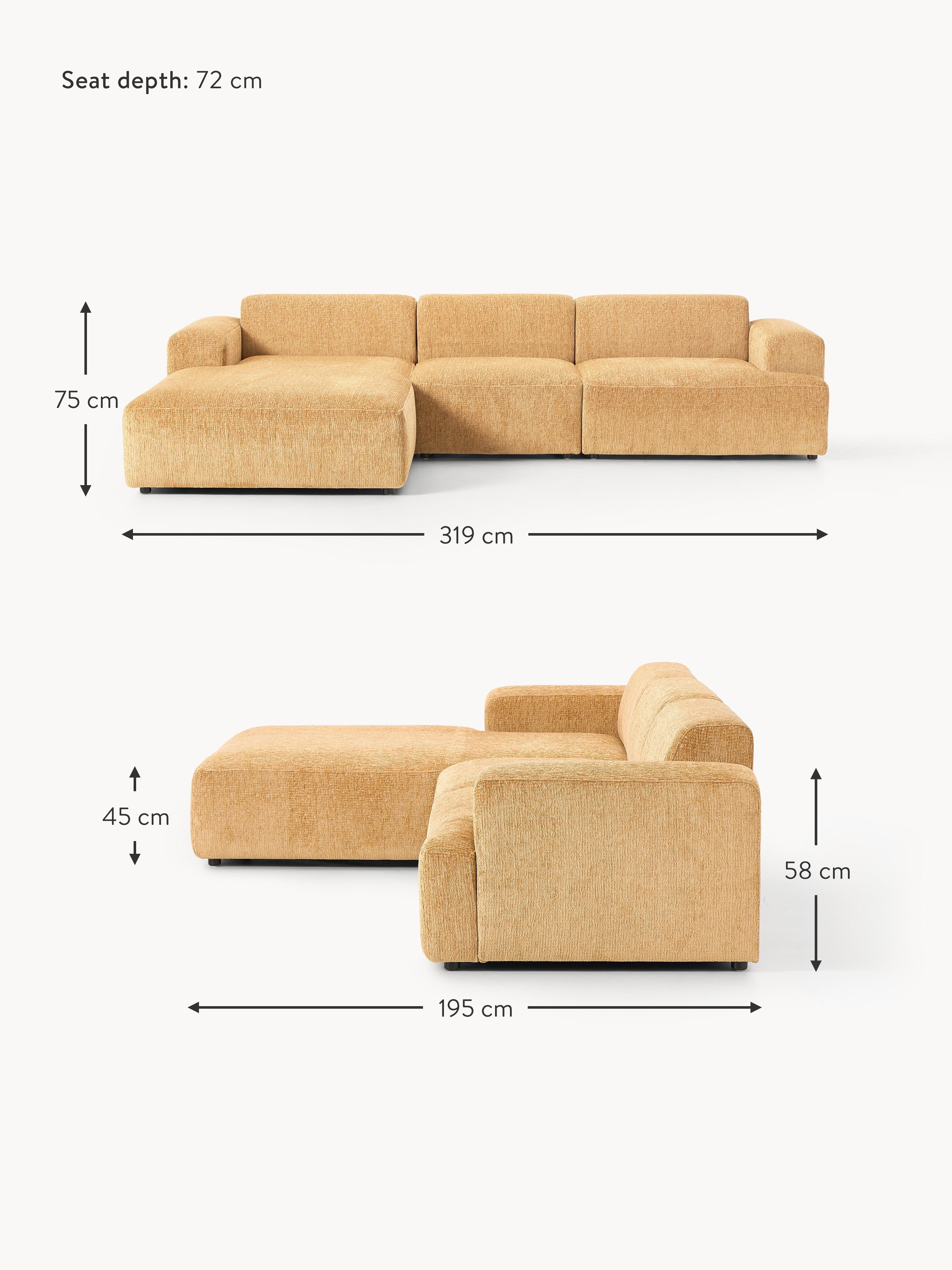 Melva Corner Sofa (4-seater)