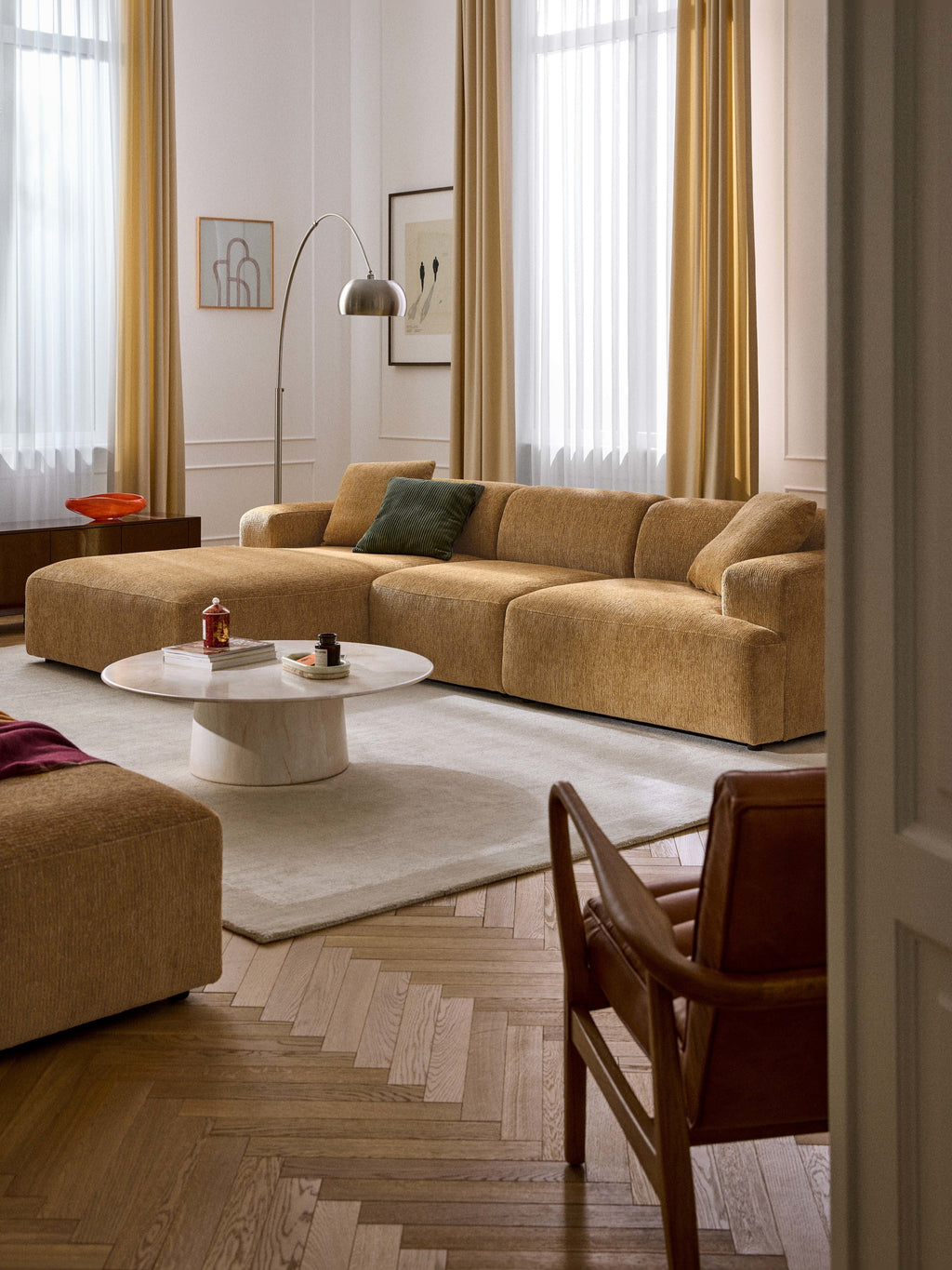 Melva Corner Sofa (4-seater)