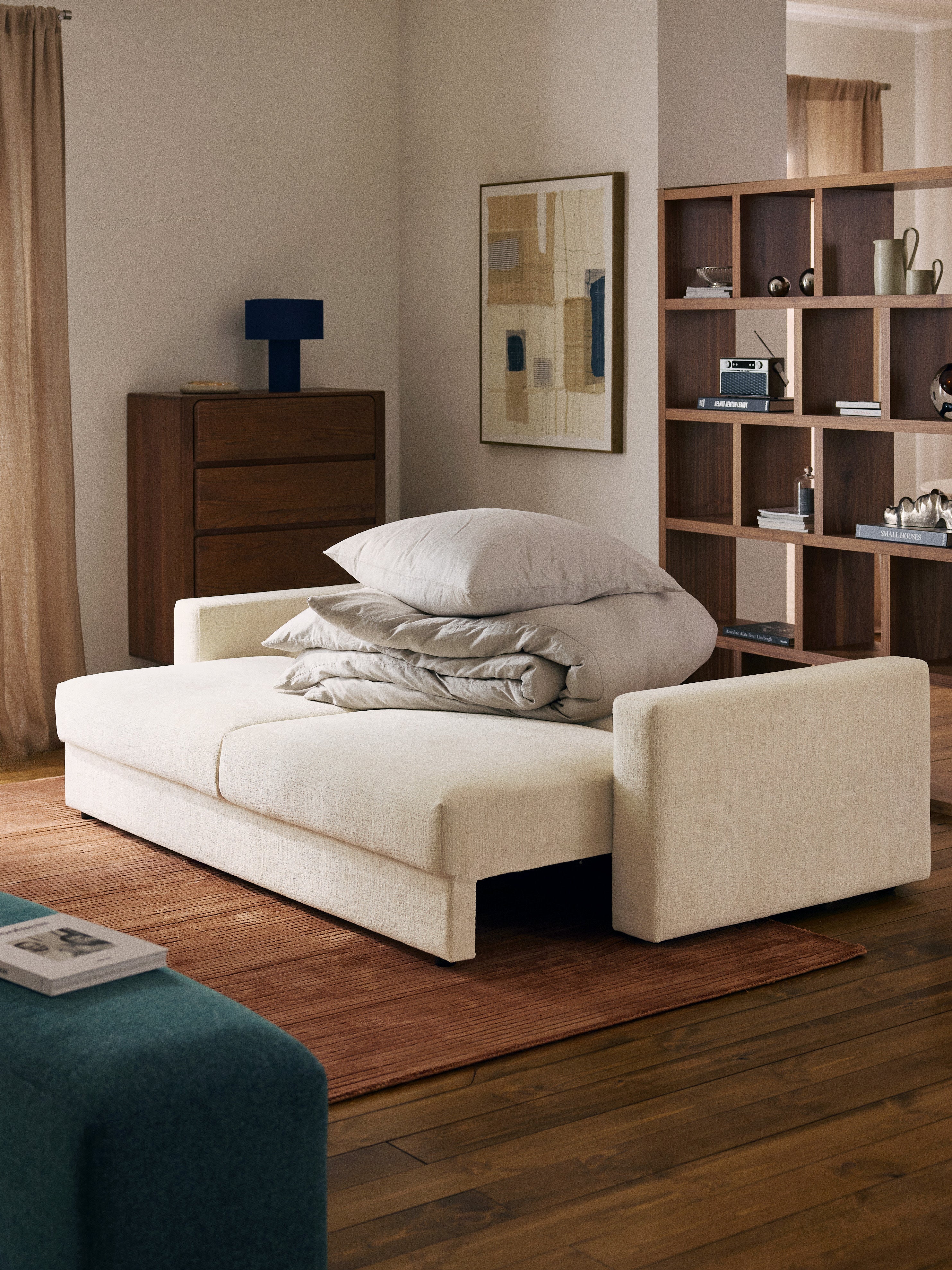 Tasha Velvet Sofa Bed (3-seater)