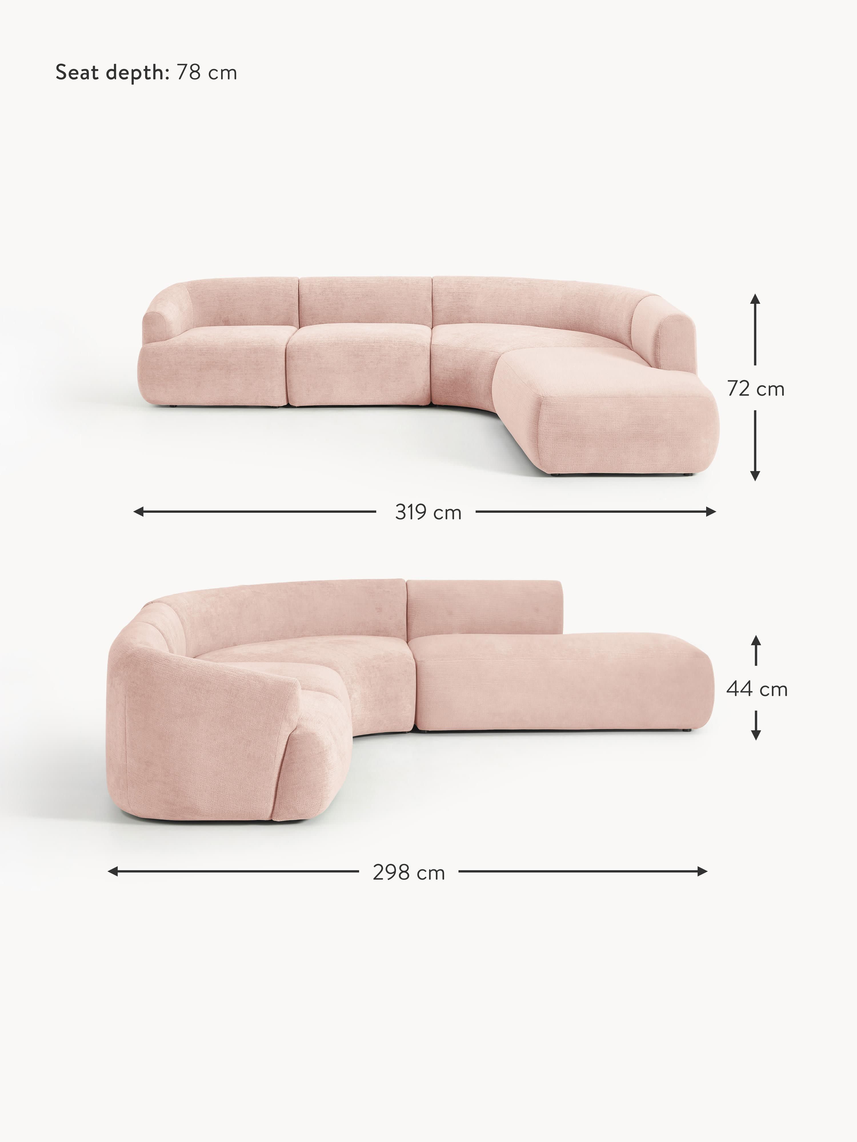 Sofia Modular Corner Sofa (4-seater)