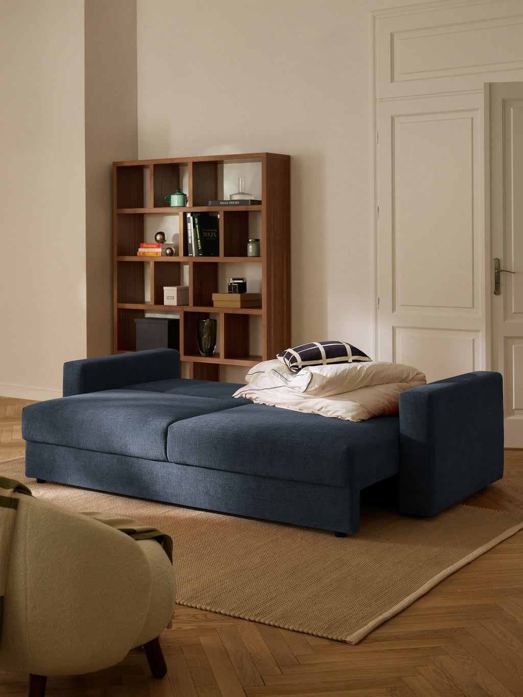 Tasha Velvet Sofa Bed (3-seater)