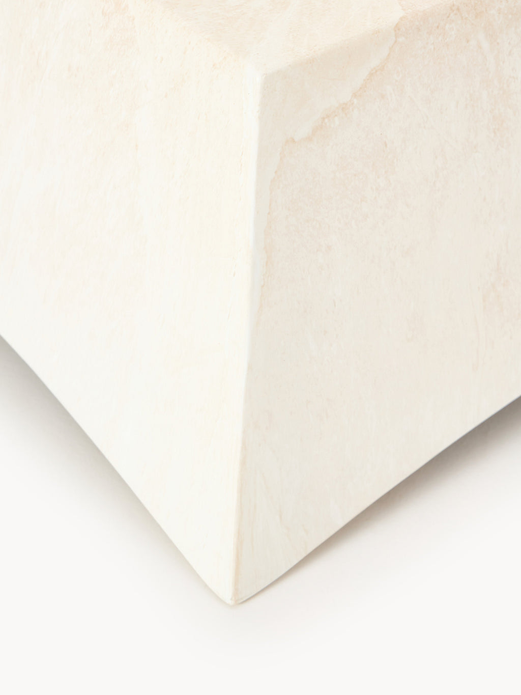 Mohi In- & Outdoor Coffee Table with Travertine Effect , W 80 cm