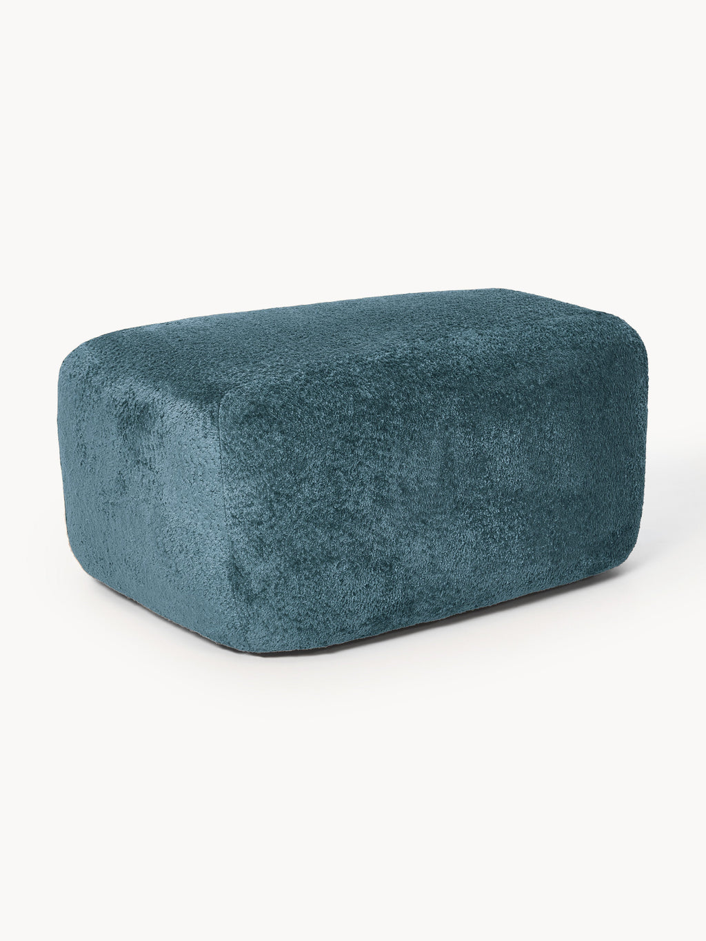 Gallery image 1 - Large Teddy Bouclé Ottoman Wolke