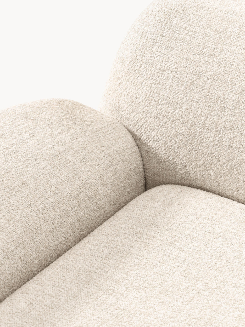 Wolke Modular Bouclé Corner Sofa (3-seater)