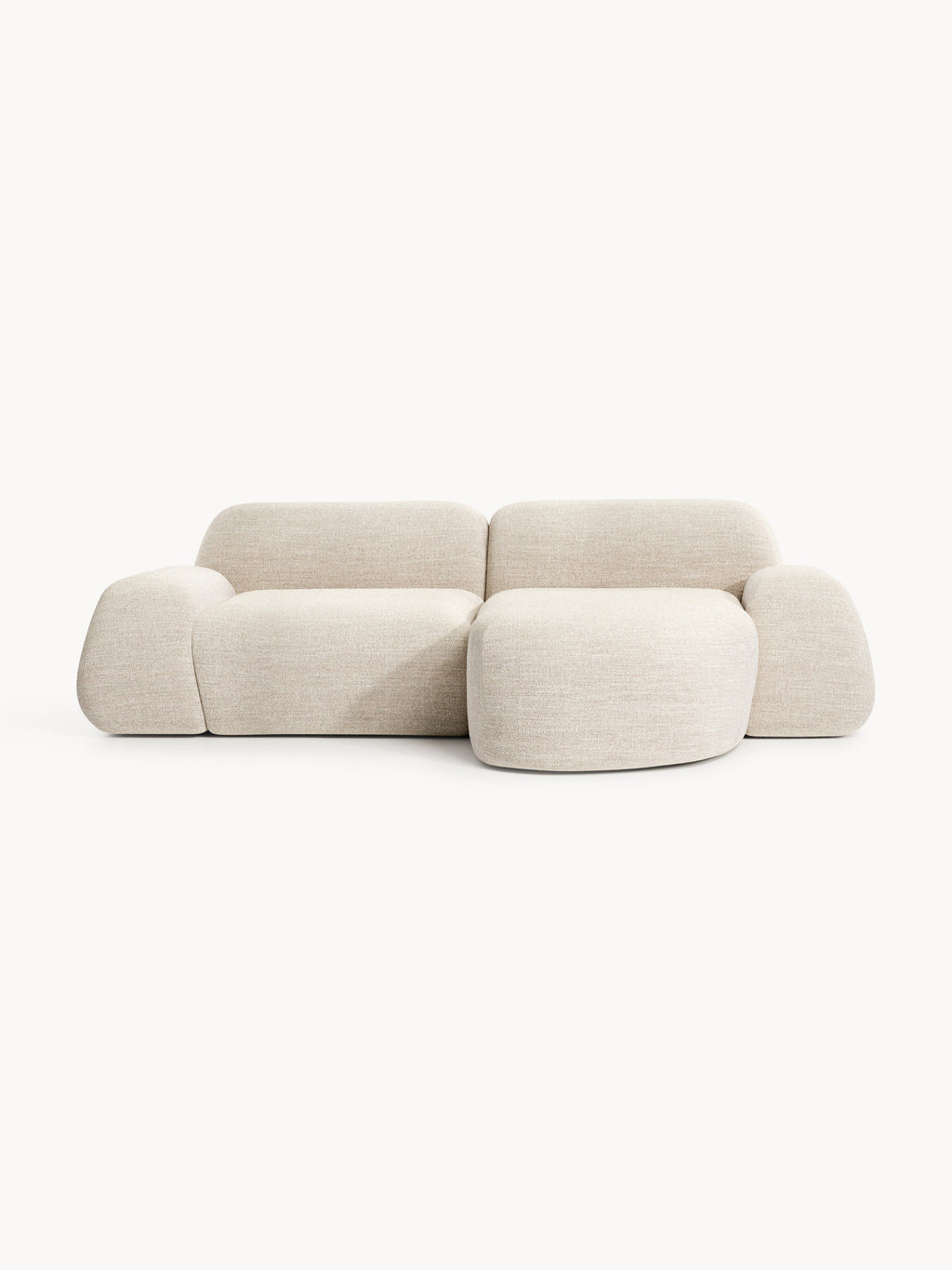Wolke Modular Bouclé Corner Sofa (3-seater)