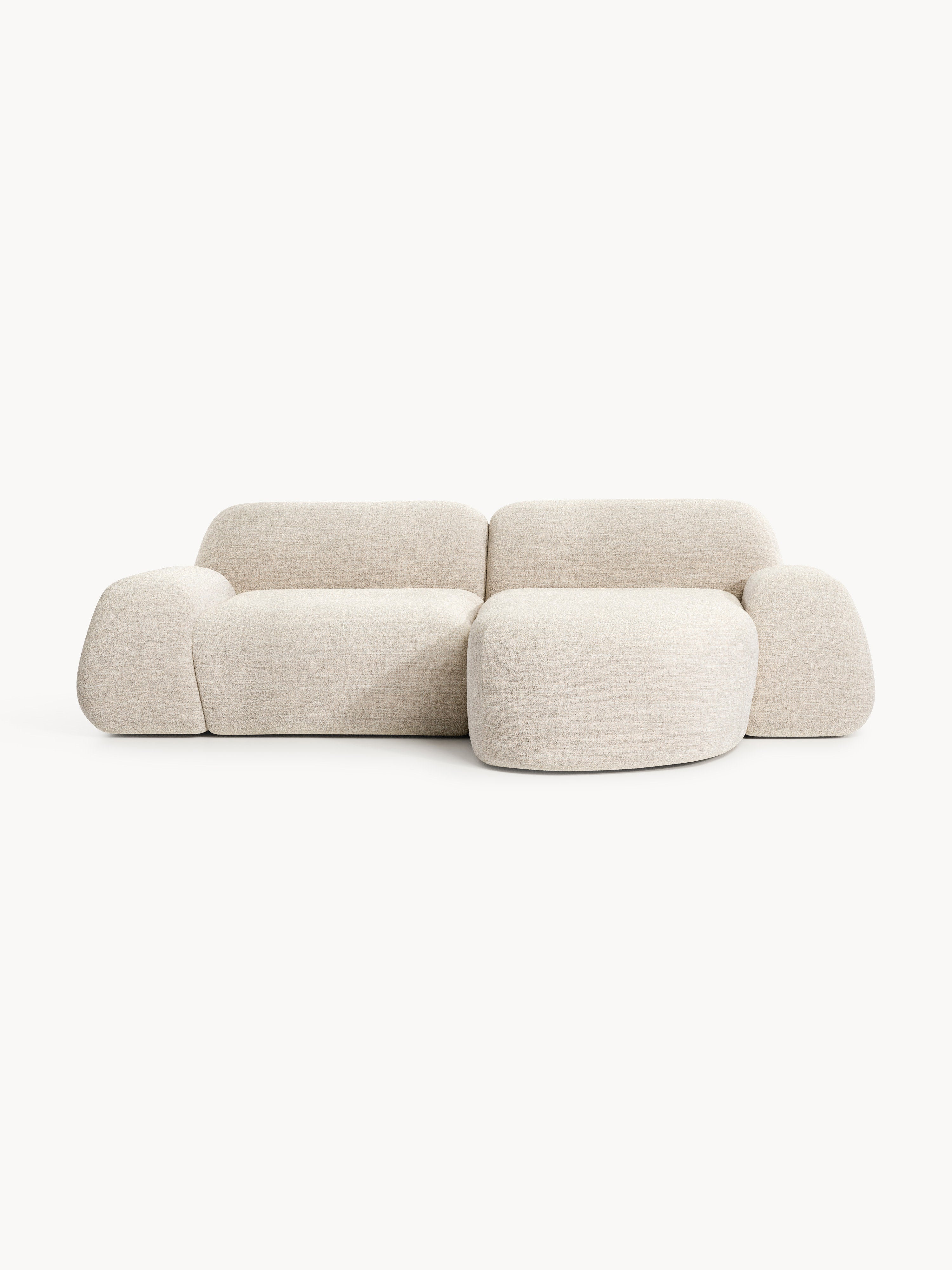 Wolke Modular Bouclé Corner Sofa (3-seater)