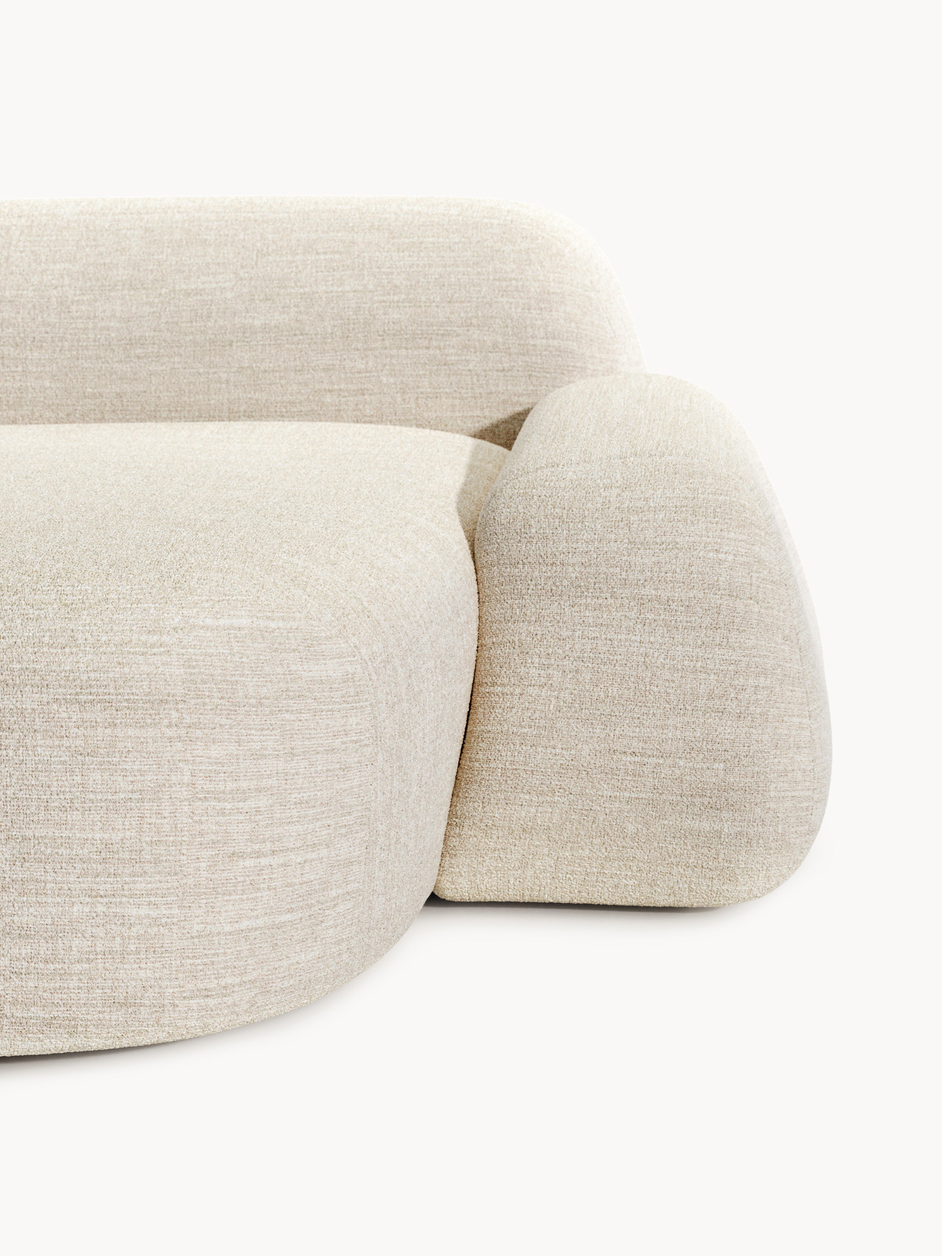 Wolke Modular Bouclé Corner Sofa (3-seater)