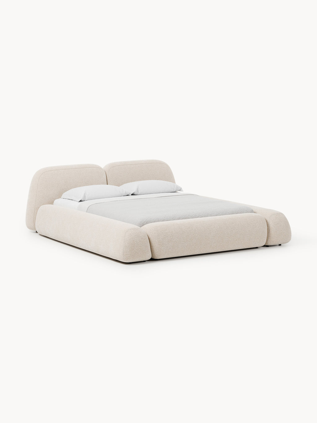 Gallery image 1 - Upholstered Bed Wolke with Storage