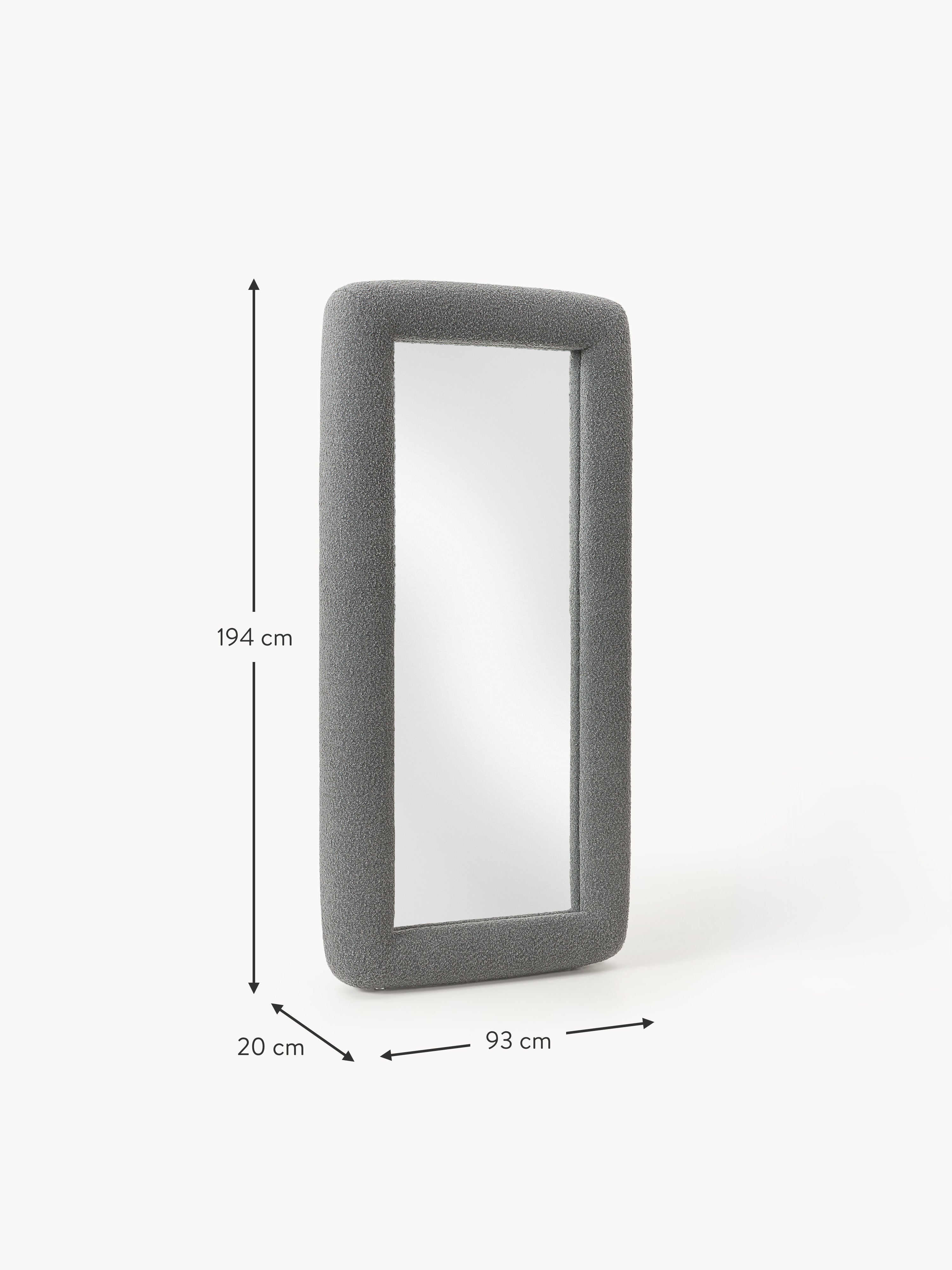 Westwing | Crosby Studios, Leaner Mirror Glace with Bouclé Frame