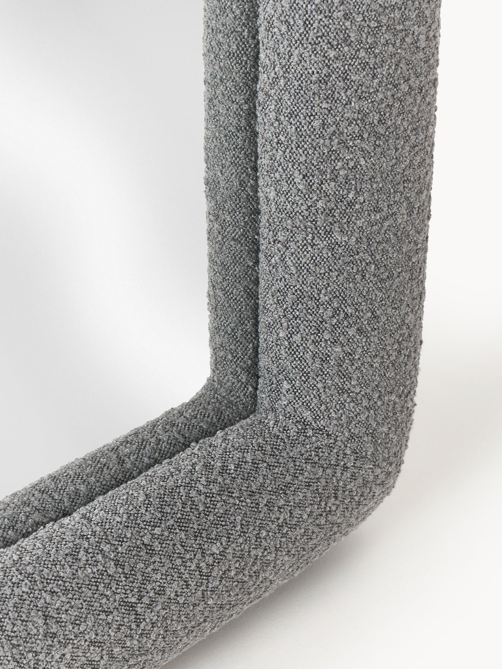 Westwing | Crosby Studios, Leaner Mirror Glace with Bouclé Frame