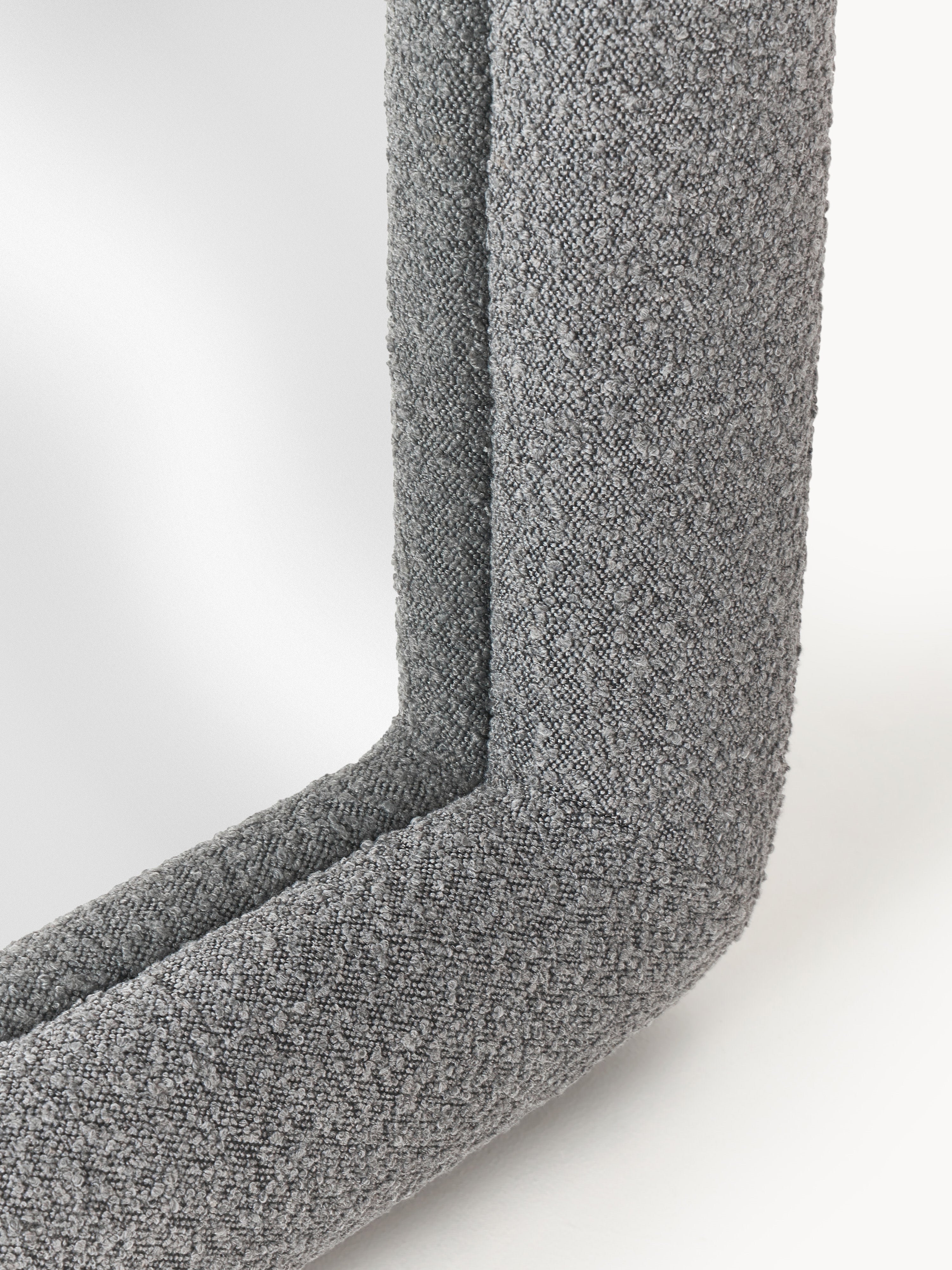 Westwing | Crosby Studios, Leaner Mirror Glace with Bouclé Frame
