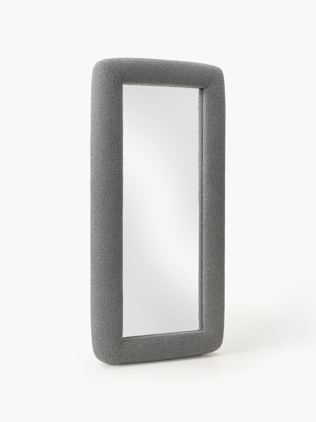 Westwing | Crosby Studios, Leaner Mirror Glace with Bouclé Frame