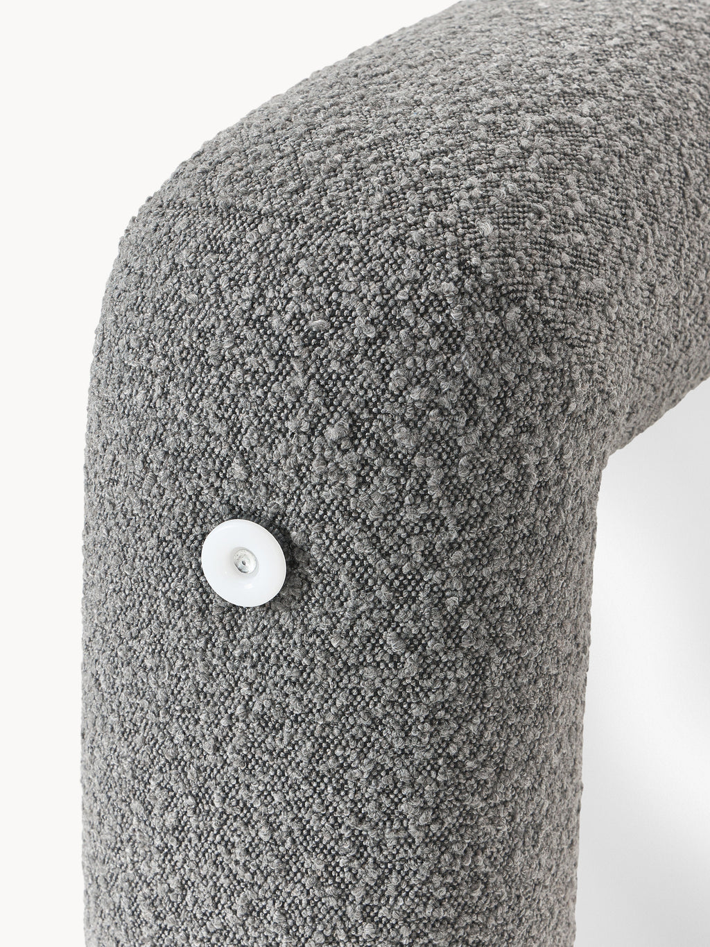 Westwing | Crosby Studios, Leaner Mirror Glace with Bouclé Frame