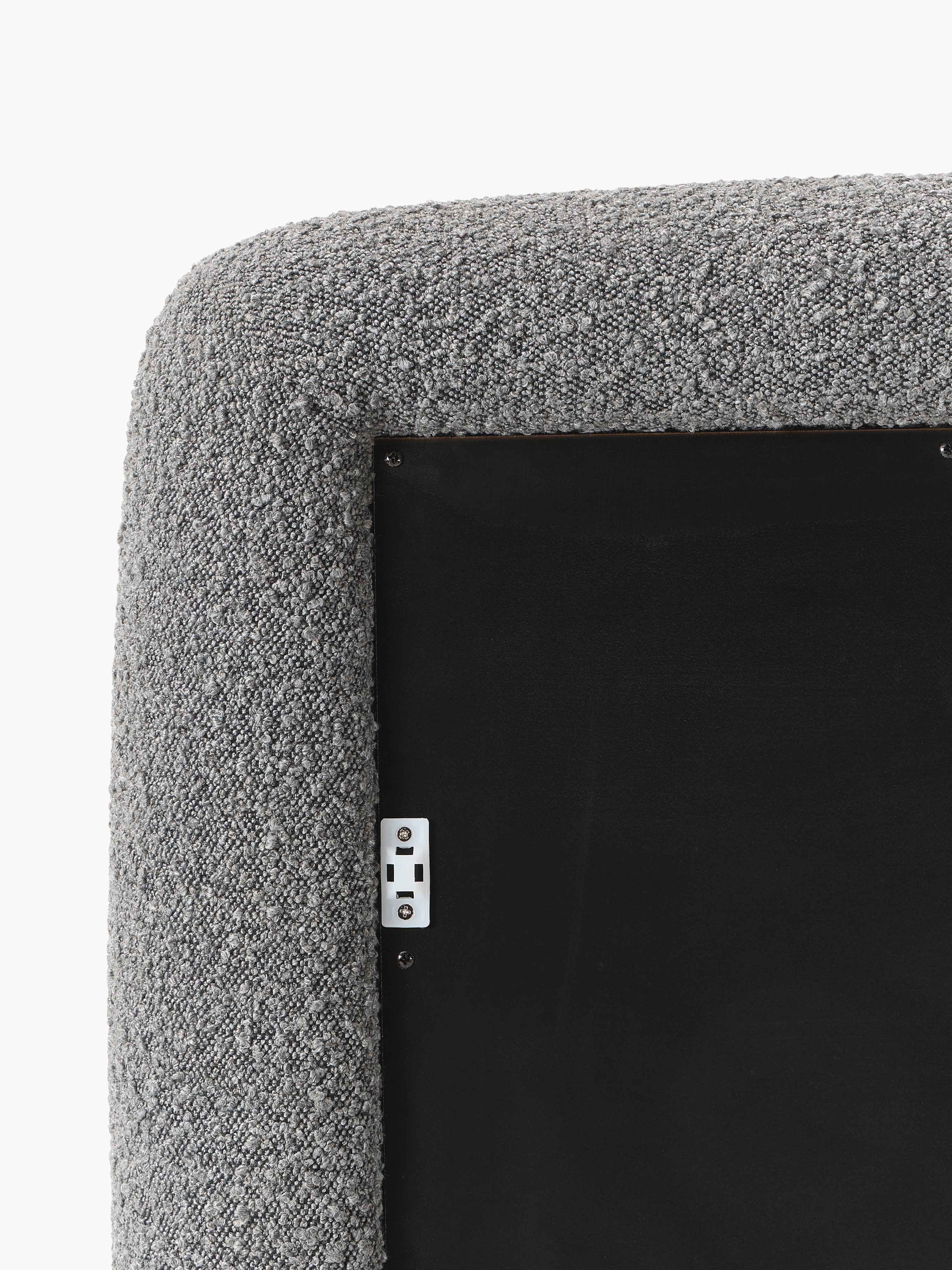 Westwing | Crosby Studios, Leaner Mirror Glace with Bouclé Frame