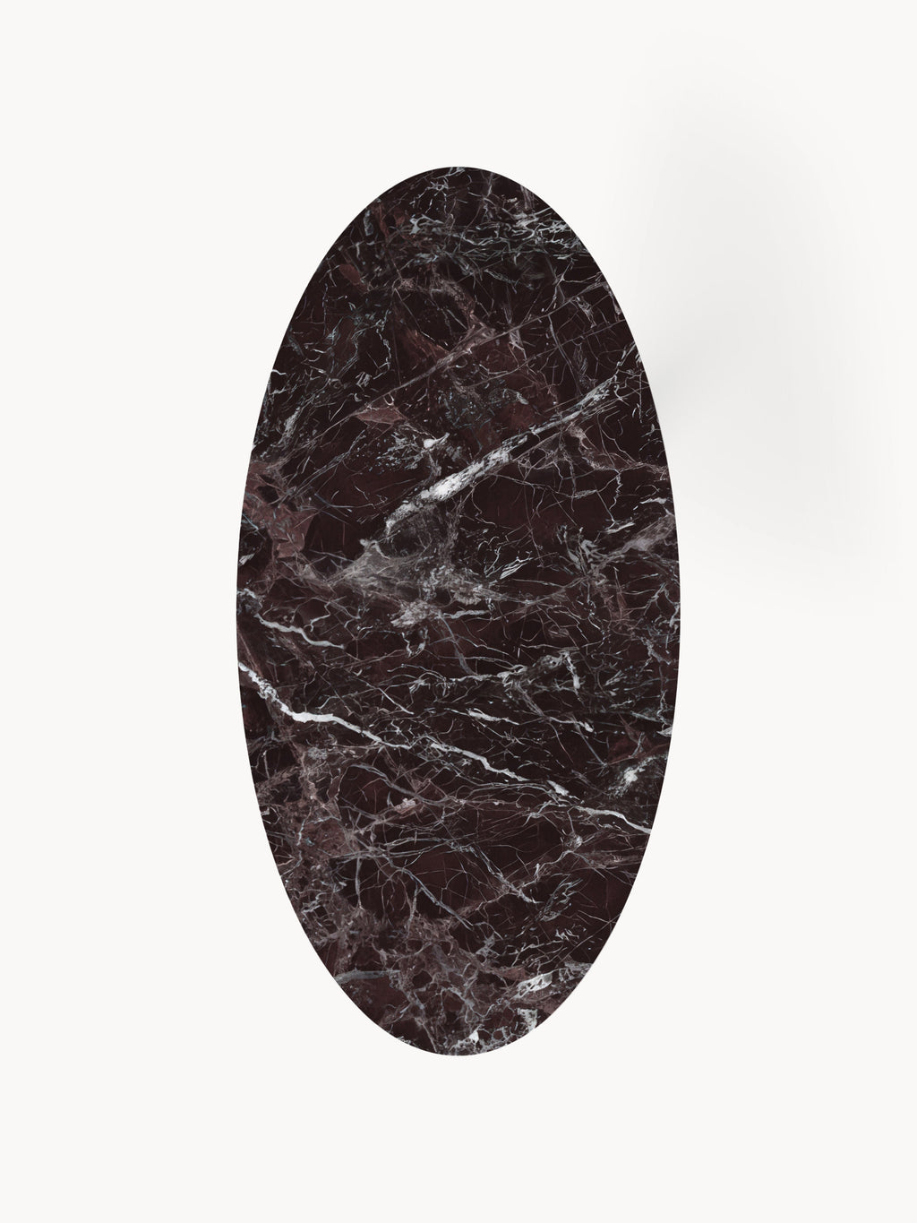 Miley Oval Marble Dining Table, 180 x 90 cm