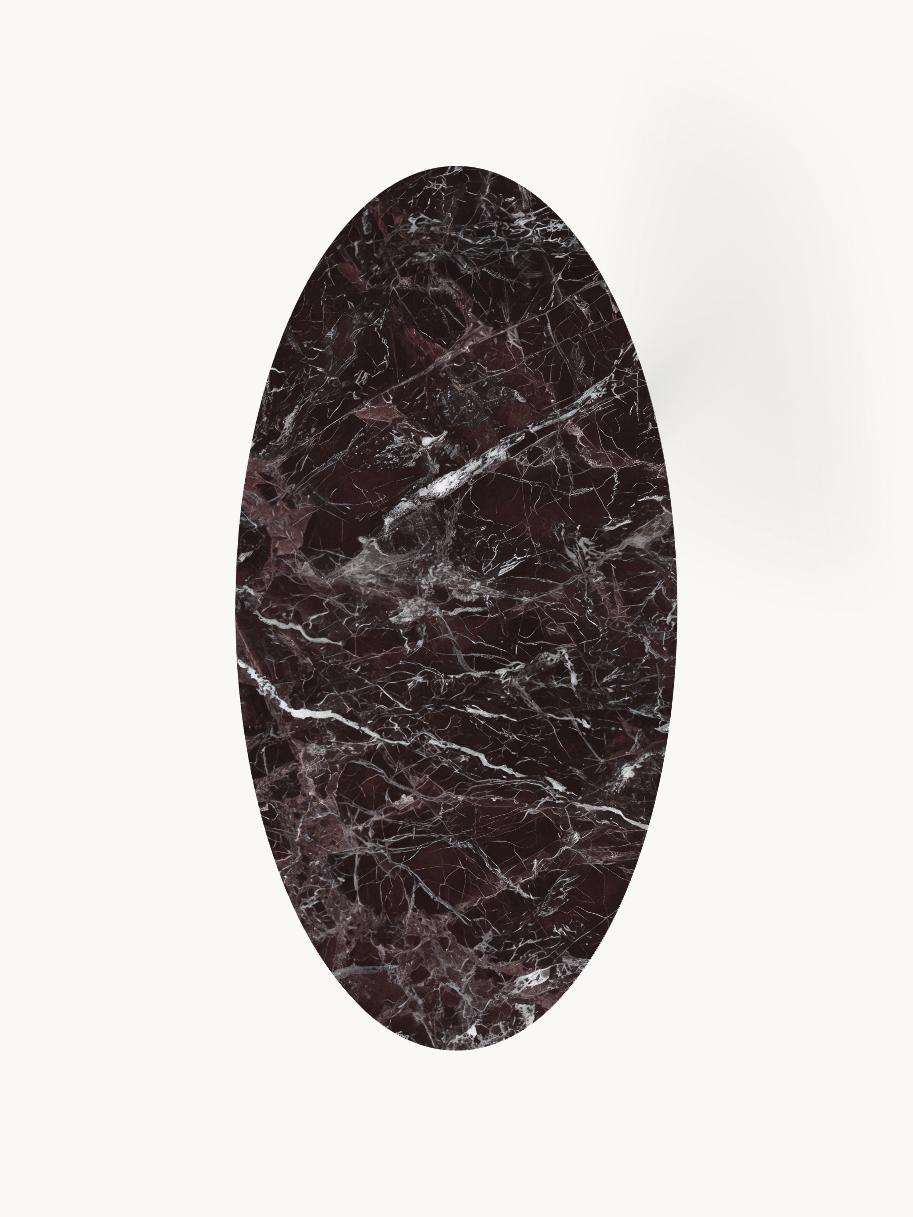 Miley Oval Marble Dining Table, 180 x 90 cm
