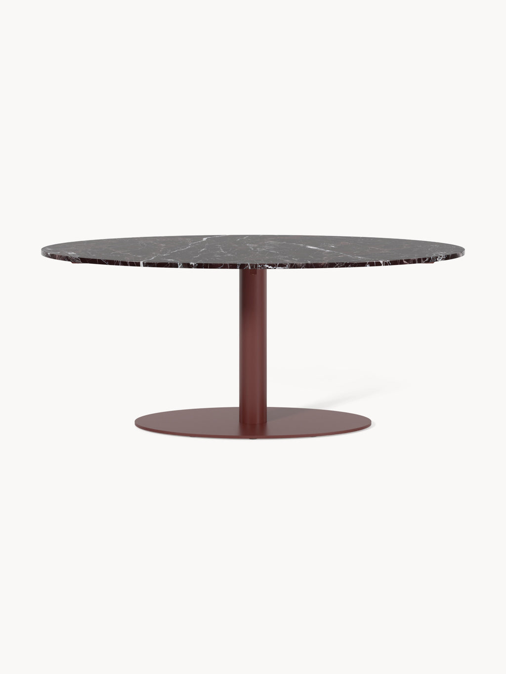 Miley Oval Marble Dining Table, 180 x 90 cm