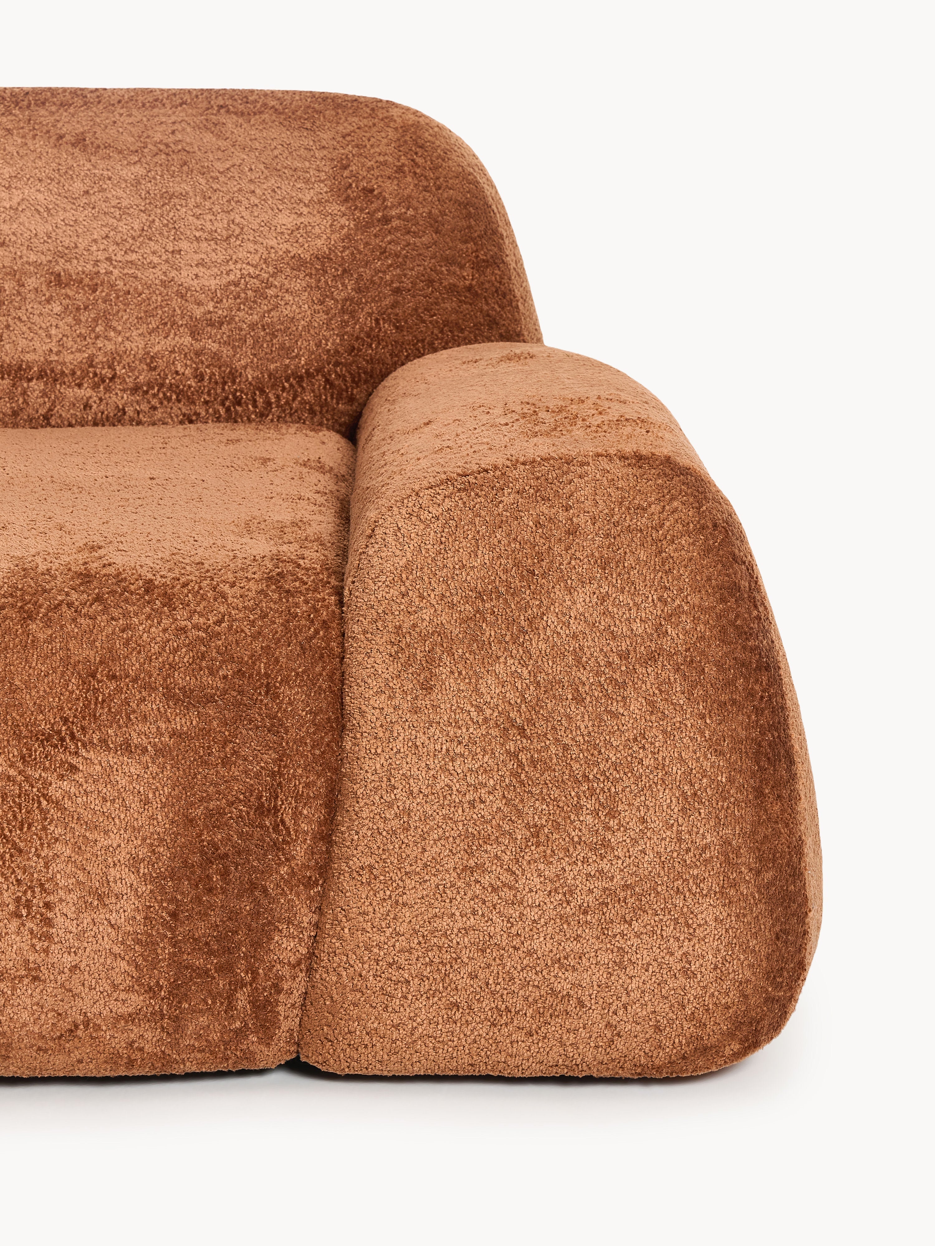 Wolke Modular Teddy Bouclé Corner Sofa (4-seater) with Chaise End