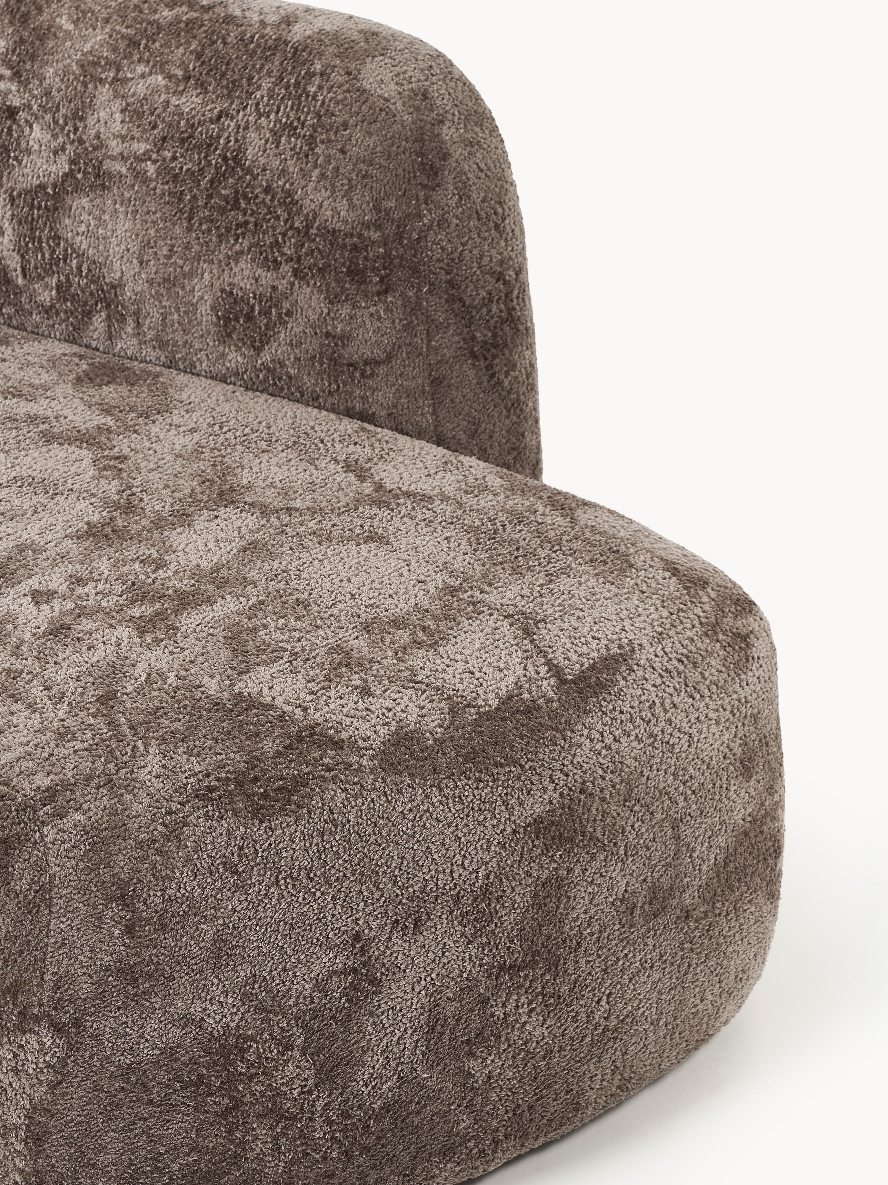 Wolke XL Modular Teddy Bouclé Corner Sofa with Chaise End