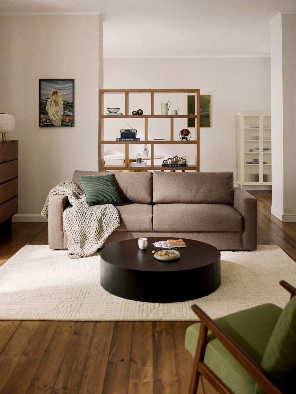 Tasha Bouclé Sofa Bed (3-seater)
