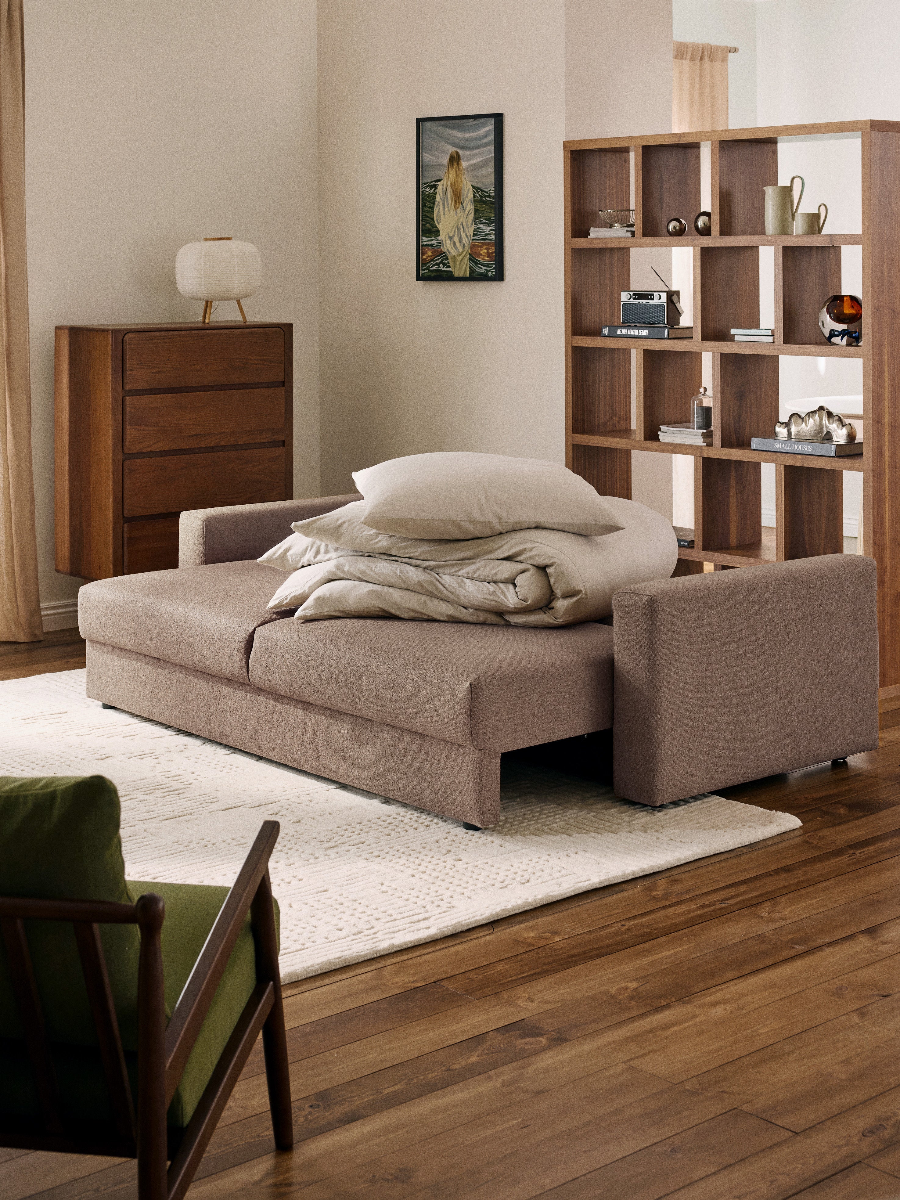Tasha Bouclé Sofa Bed (3-seater)
