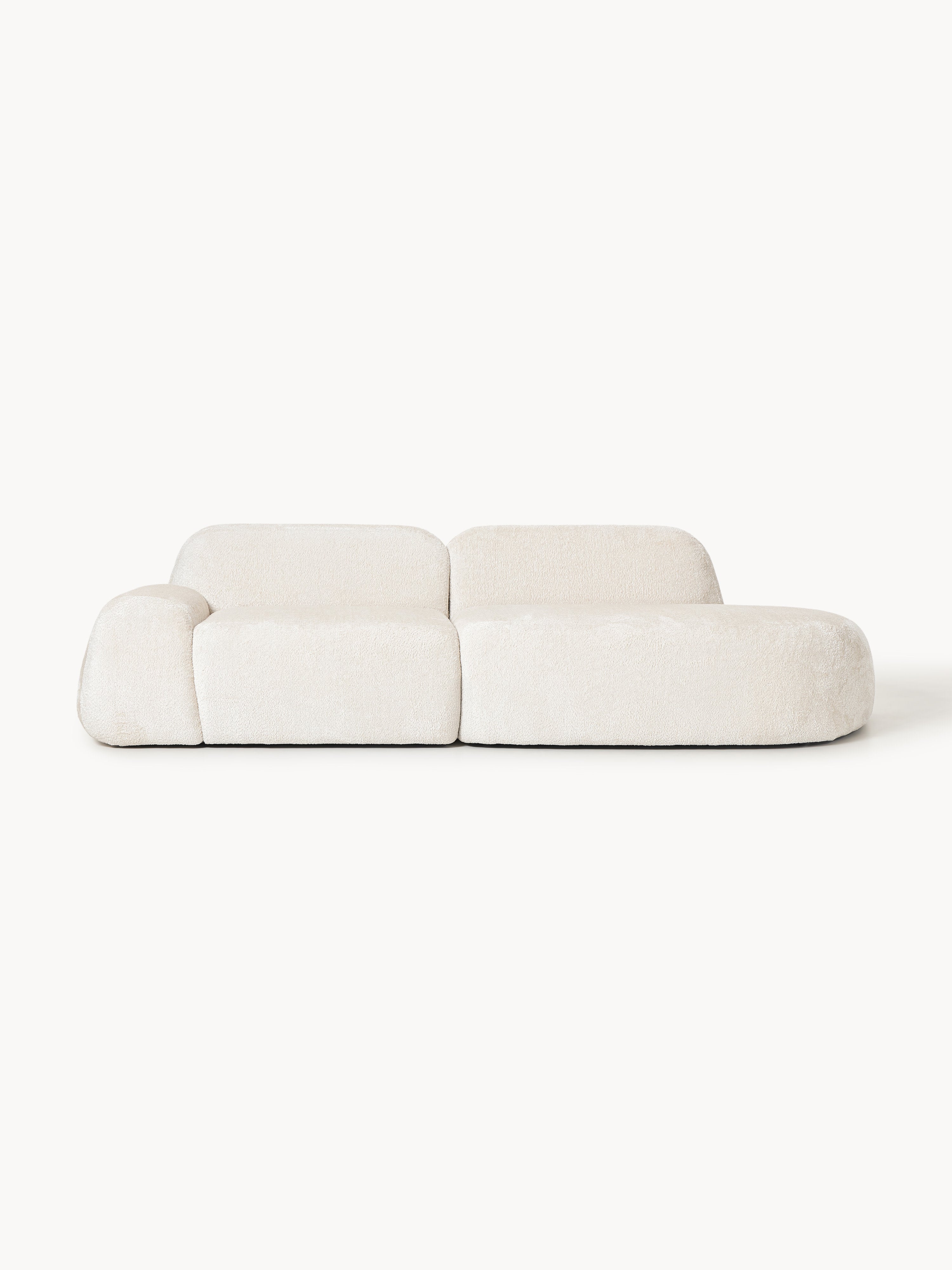Gallery image 1 - Modular Teddy Bouclé Chaise Wolke (3-seater)