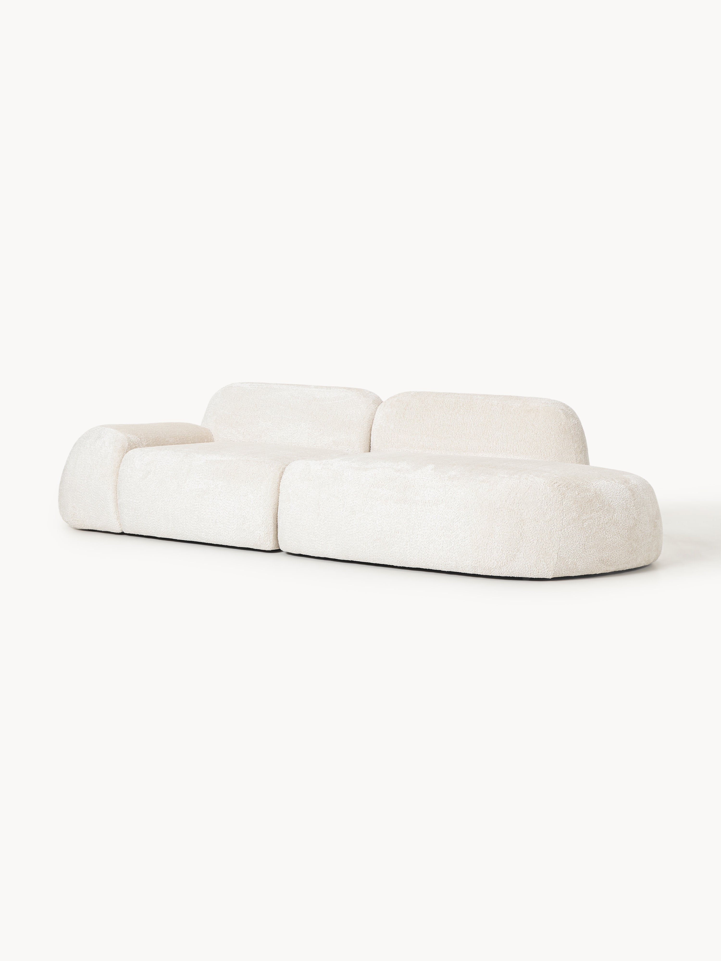 Wolke Modular Teddy Bouclé Chaise (3-seater)