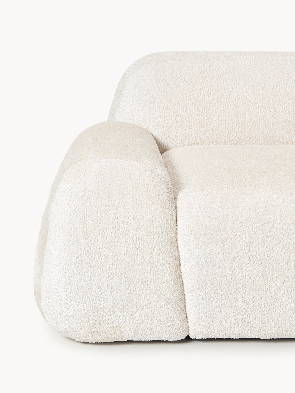 Wolke Modular Teddy Bouclé Chaise (3-seater)