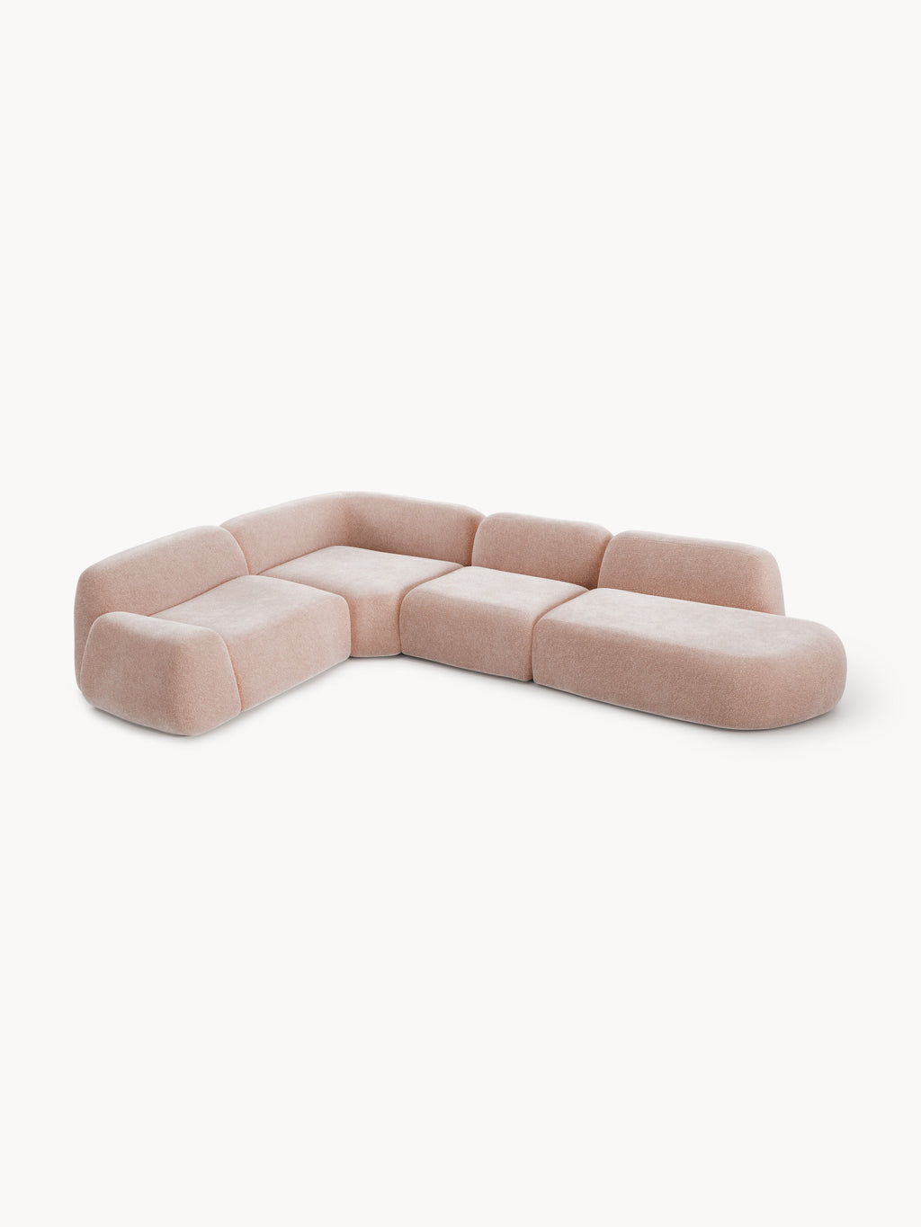 Wolke XL Modular Corner Sofa with Chaise End