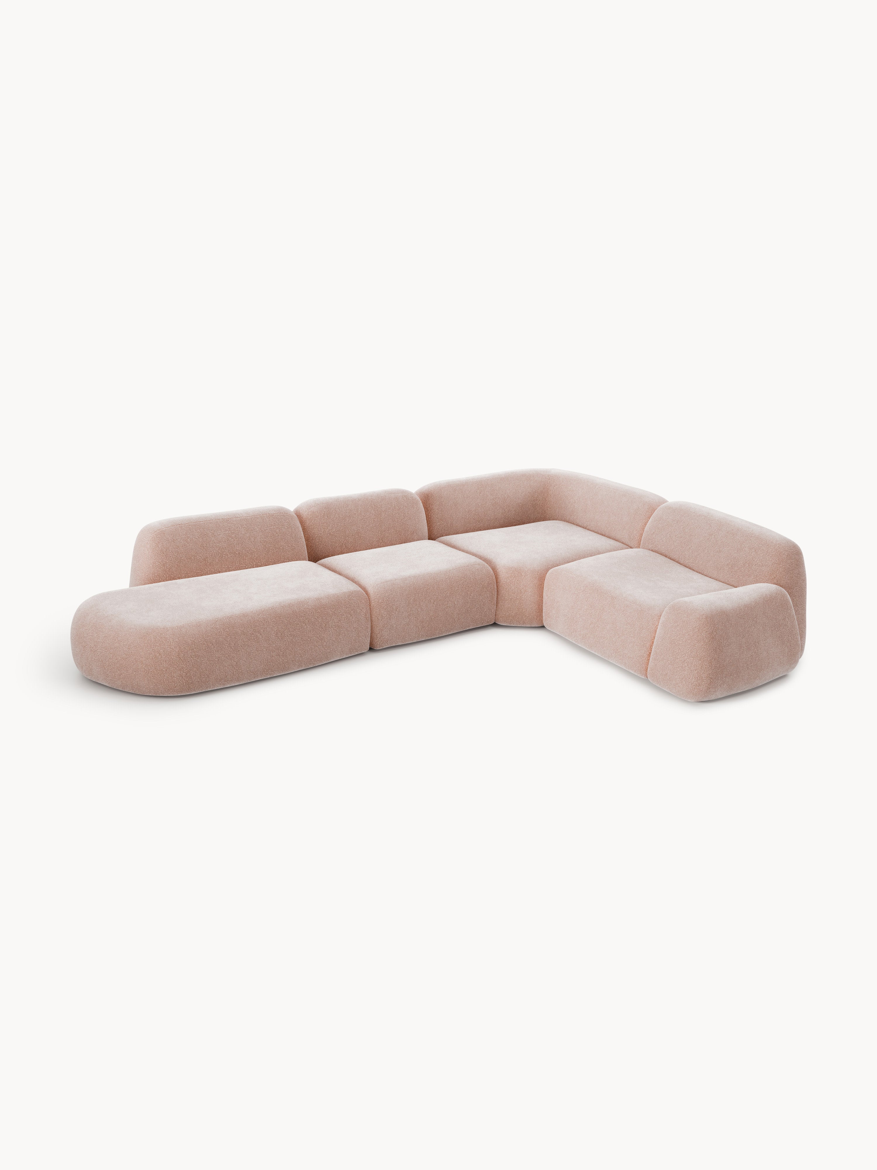 Wolke XL Modular Corner Sofa with Chaise End