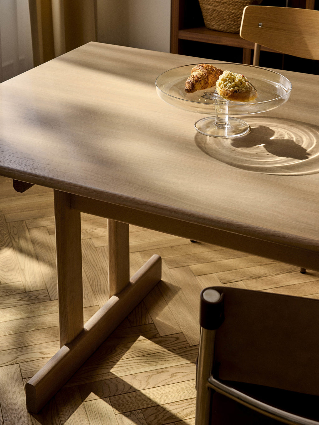 Brynn Extendable Oak Wood Dining Table, in various sizes