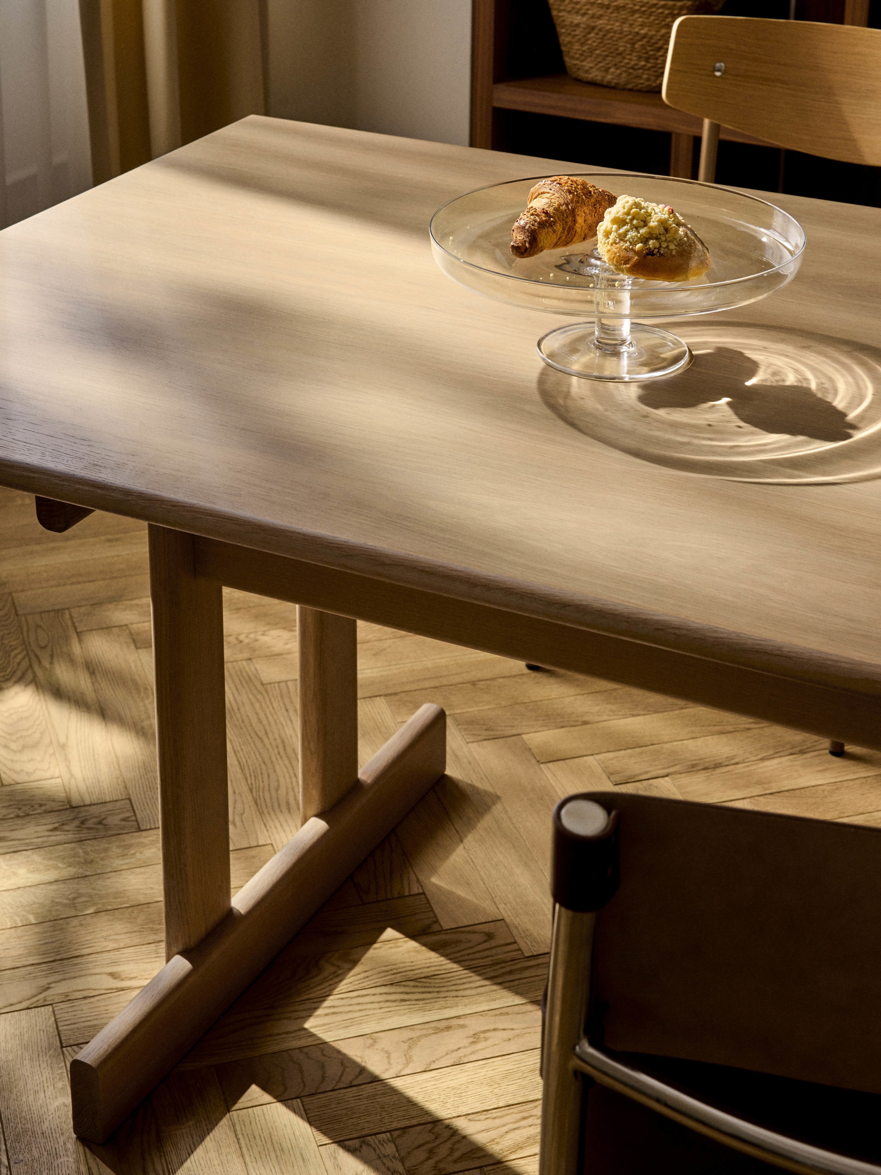 Brynn Extendable Oak Wood Dining Table, in various sizes