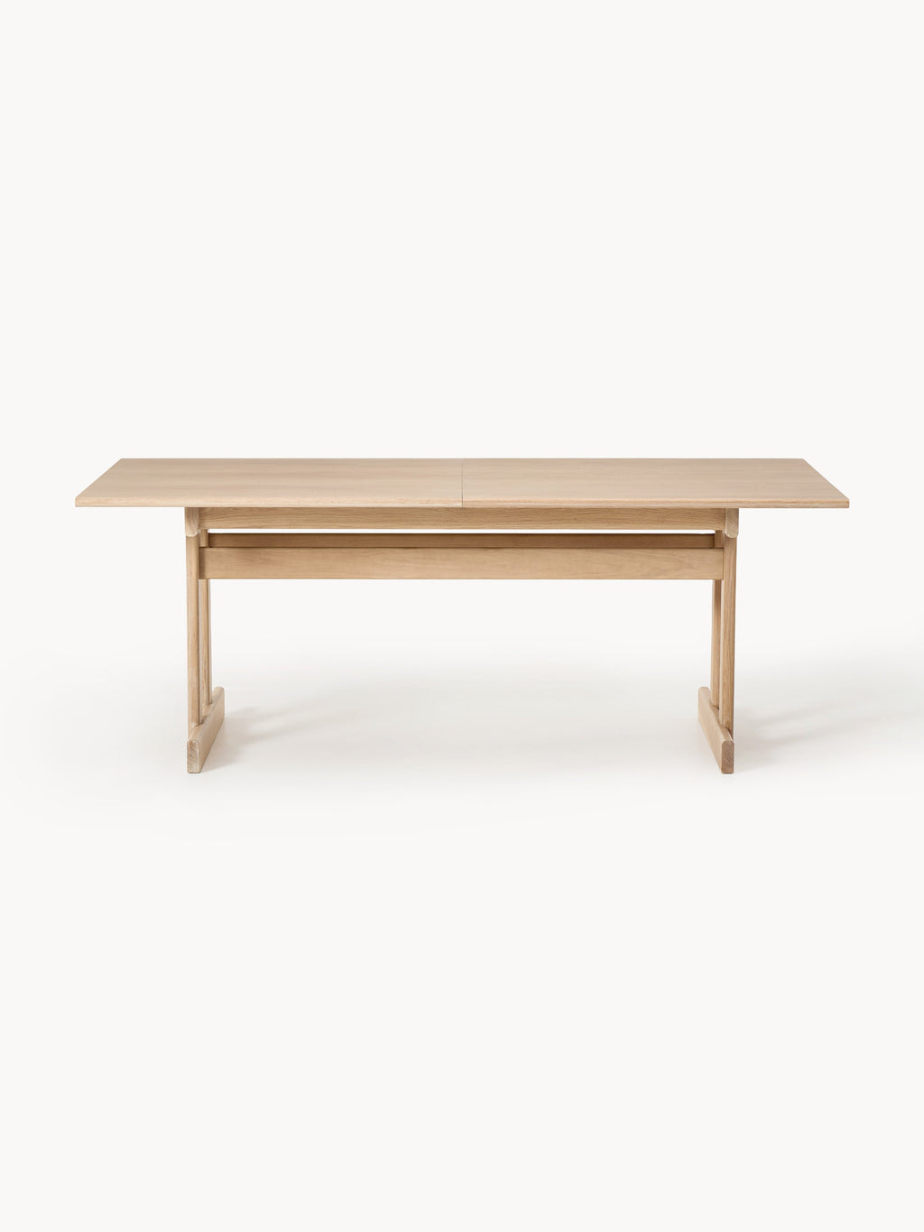 Brynn Extendable Oak Wood Dining Table, in various sizes