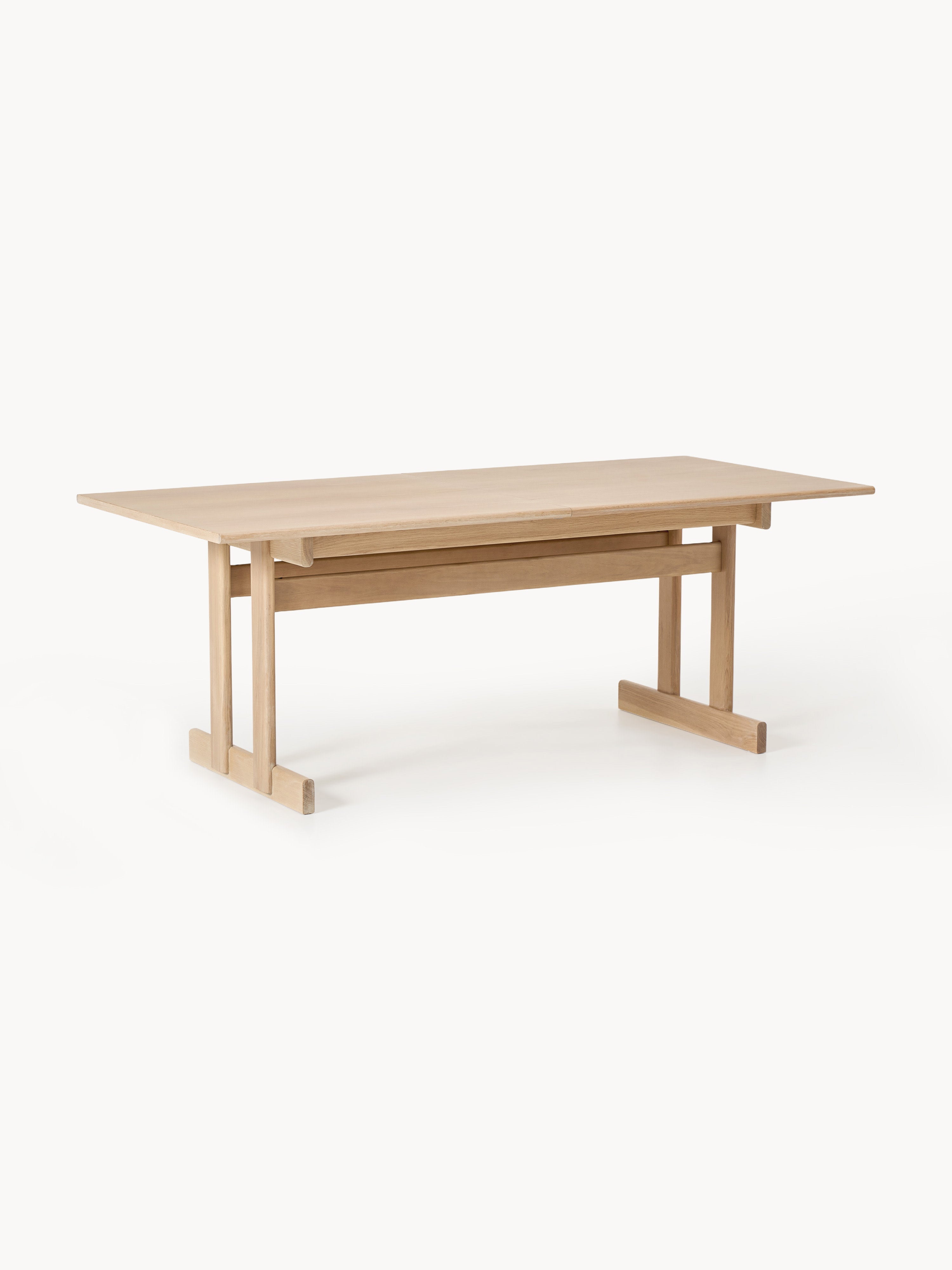 Gallery image 1 - Extendable Oak Wood Dining Table Brynn, in various sizes